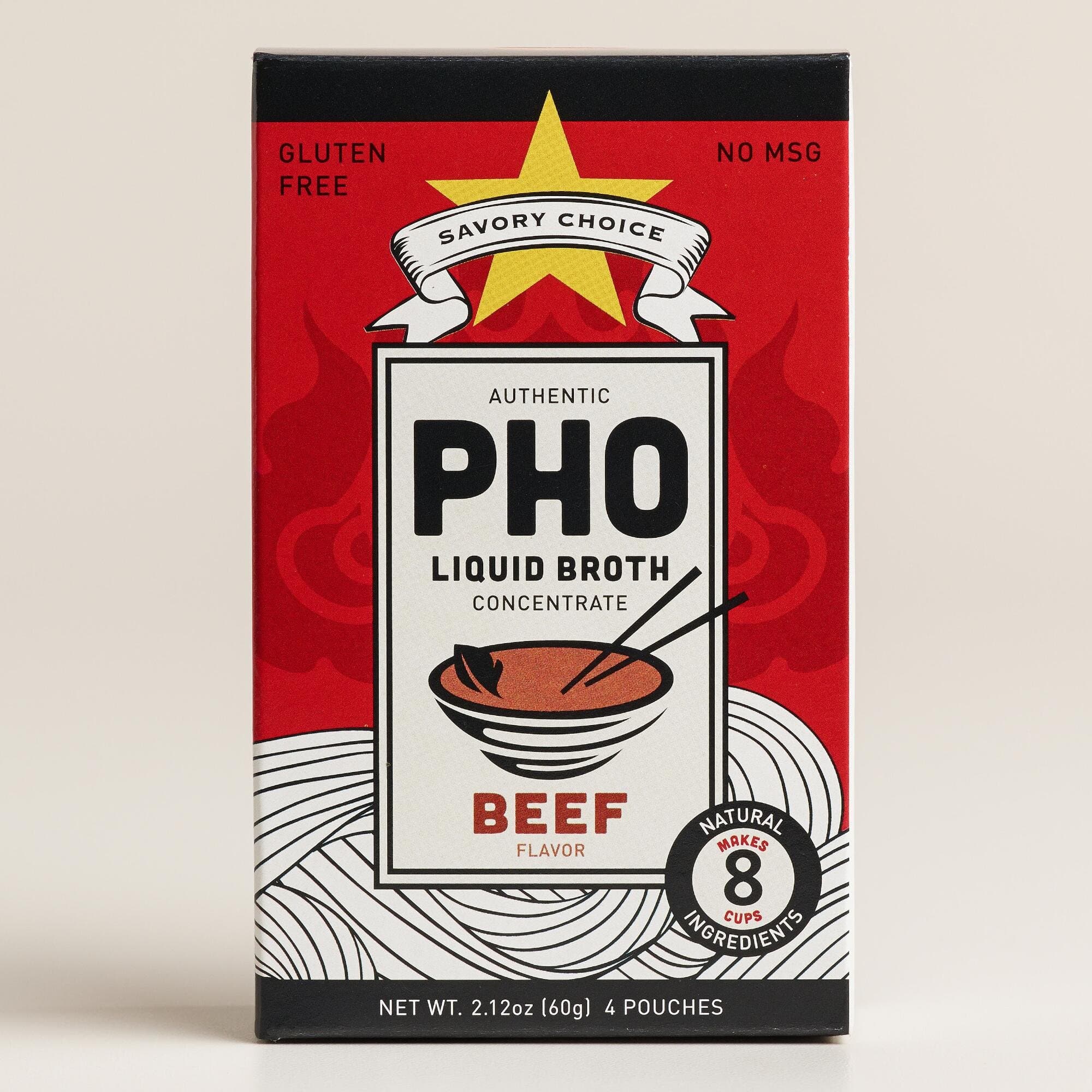 SAVORY CHOICE Pho Beef Broth Concentrate, 2.12 OZ