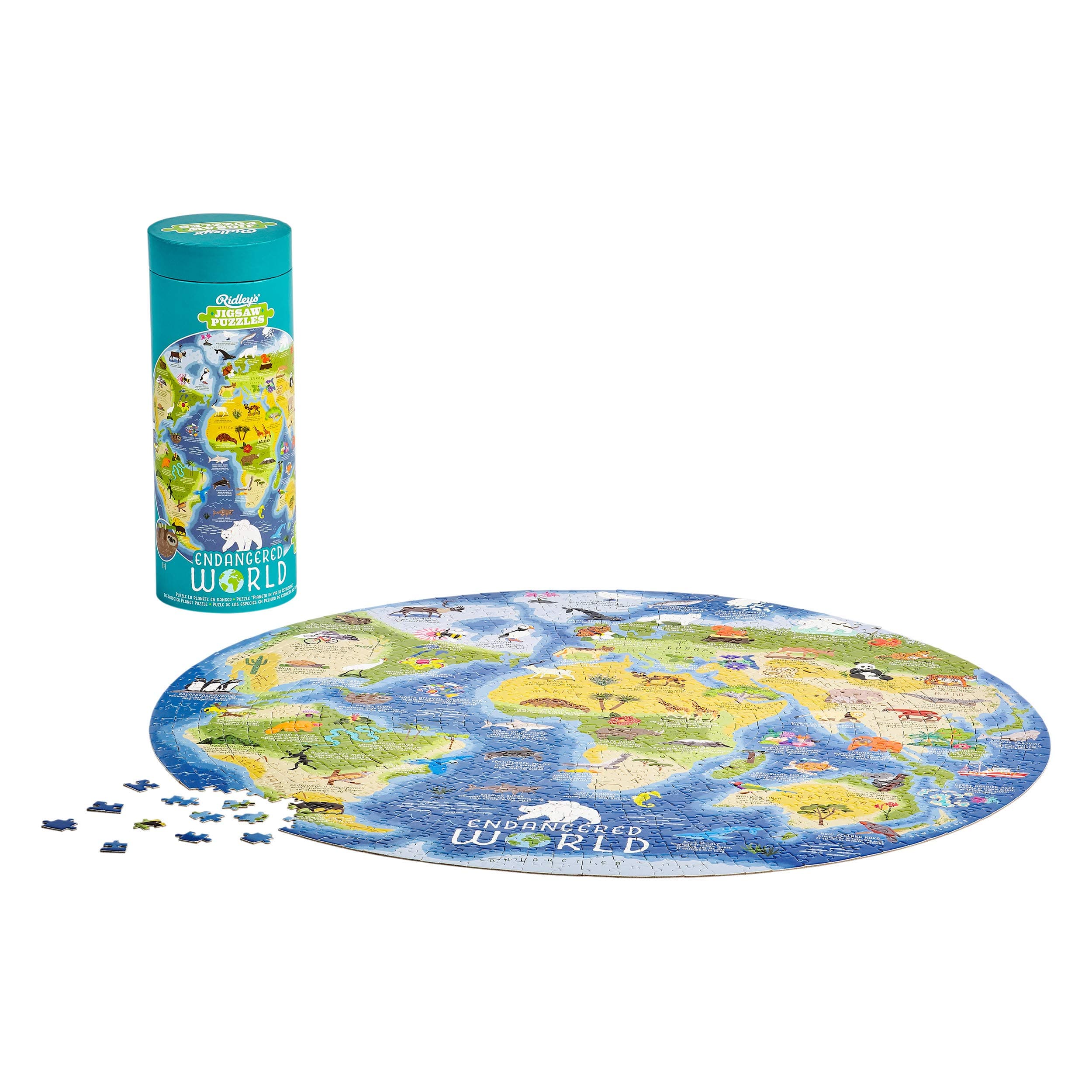 Ridley'sJIG048 Endangered World Jigsaw Puzzle, Multicoloured