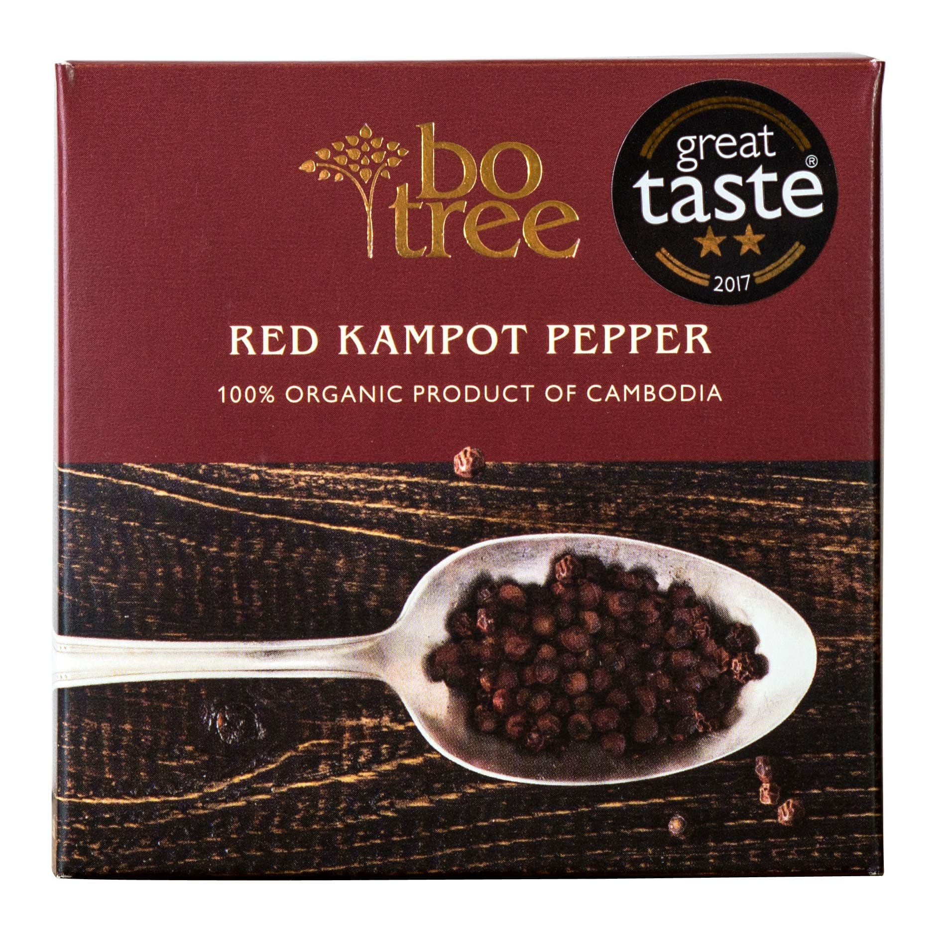 Bo Tree Farms Organic Kampot Pepper, Red Peppercorns