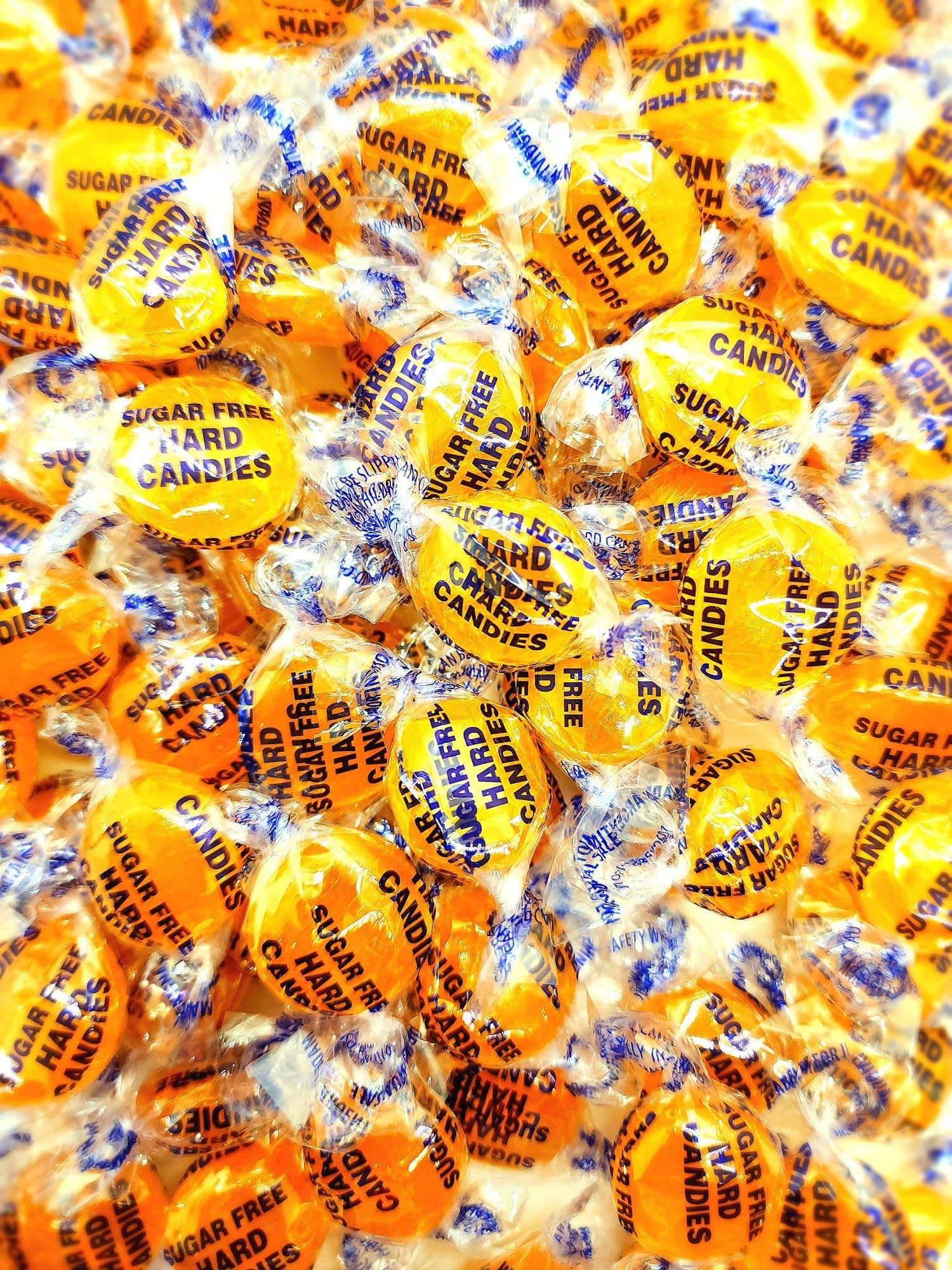 Sugar Free Butterscotch Hard Candy - 1 lb Individually Wrapped - Easter Candy, Easter Basket Stuffers & Fillers, Sugar Free Candy Gifts