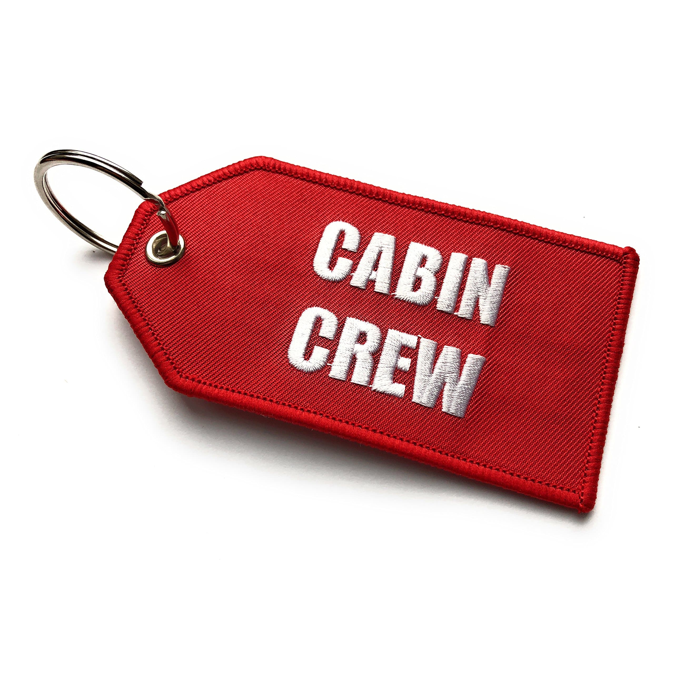 Cabin Crew/Do Not Remove from Aircraft Luggage Tag | Medium | Red/White | aviamart®