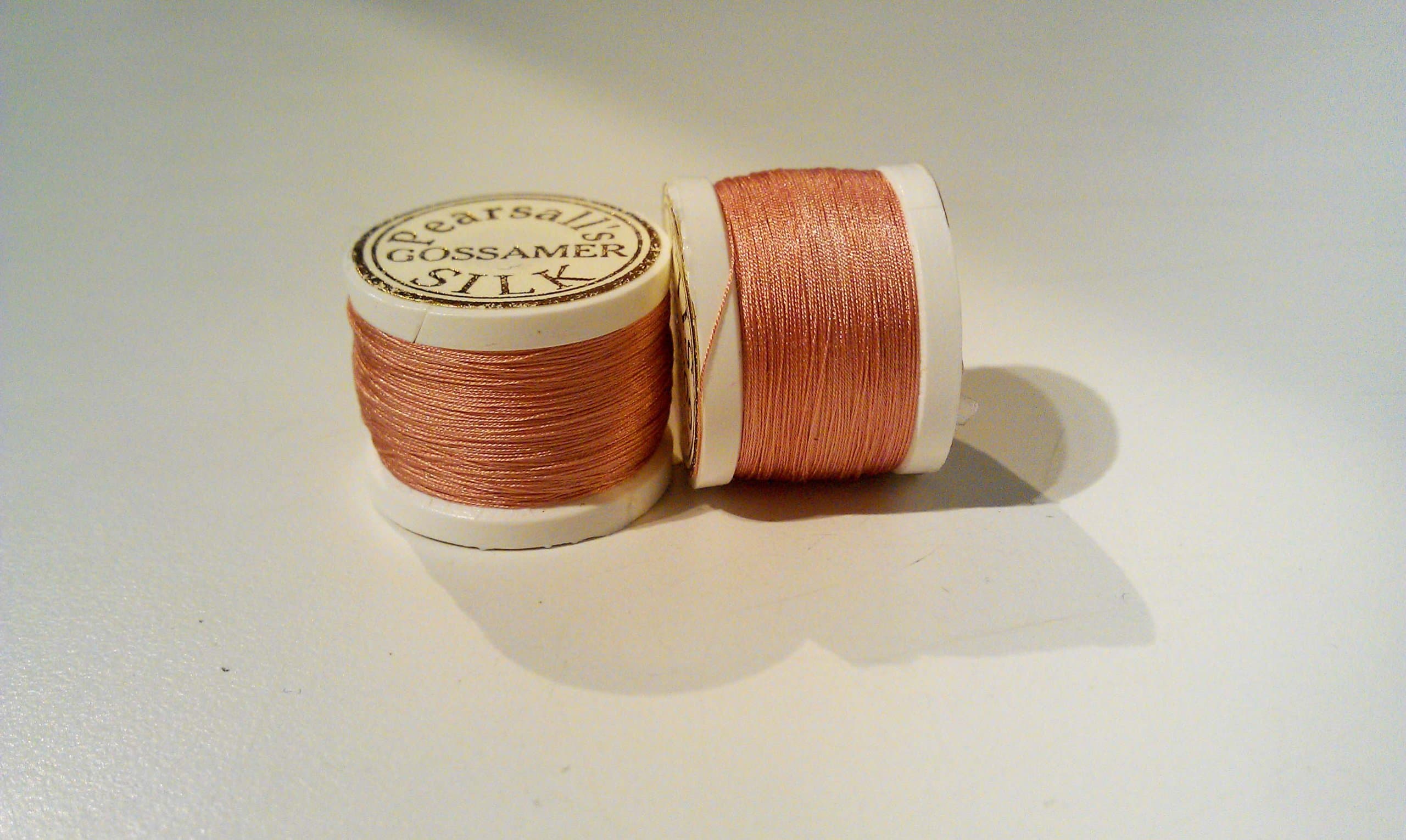 Pearsall's Gossamer Silk Thread (#35 Salmonberry)