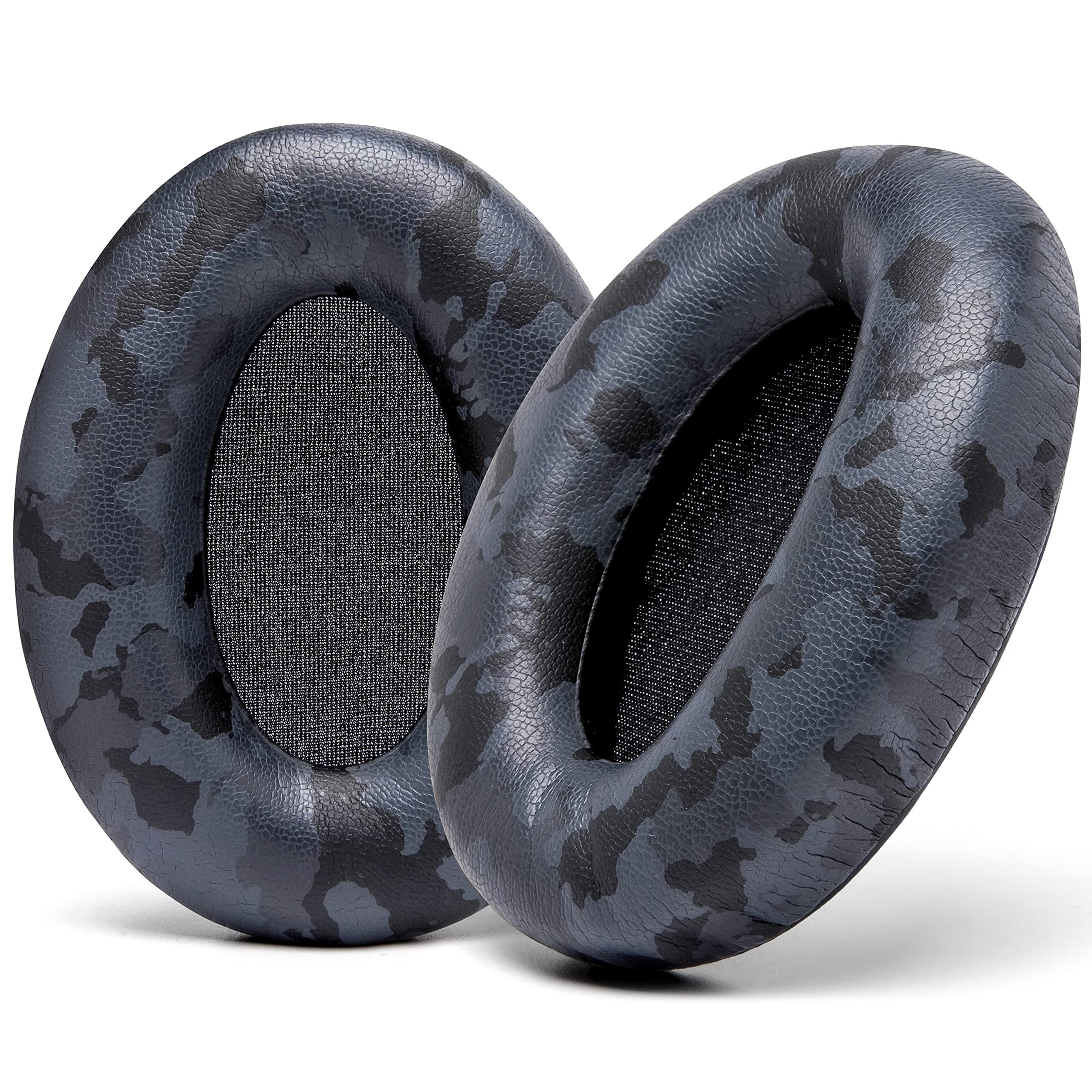 WC Wicked Cushions Extra Thick Replacement Earpads Compatible with Sony WH-1000XM3 Headphones - Black Camo