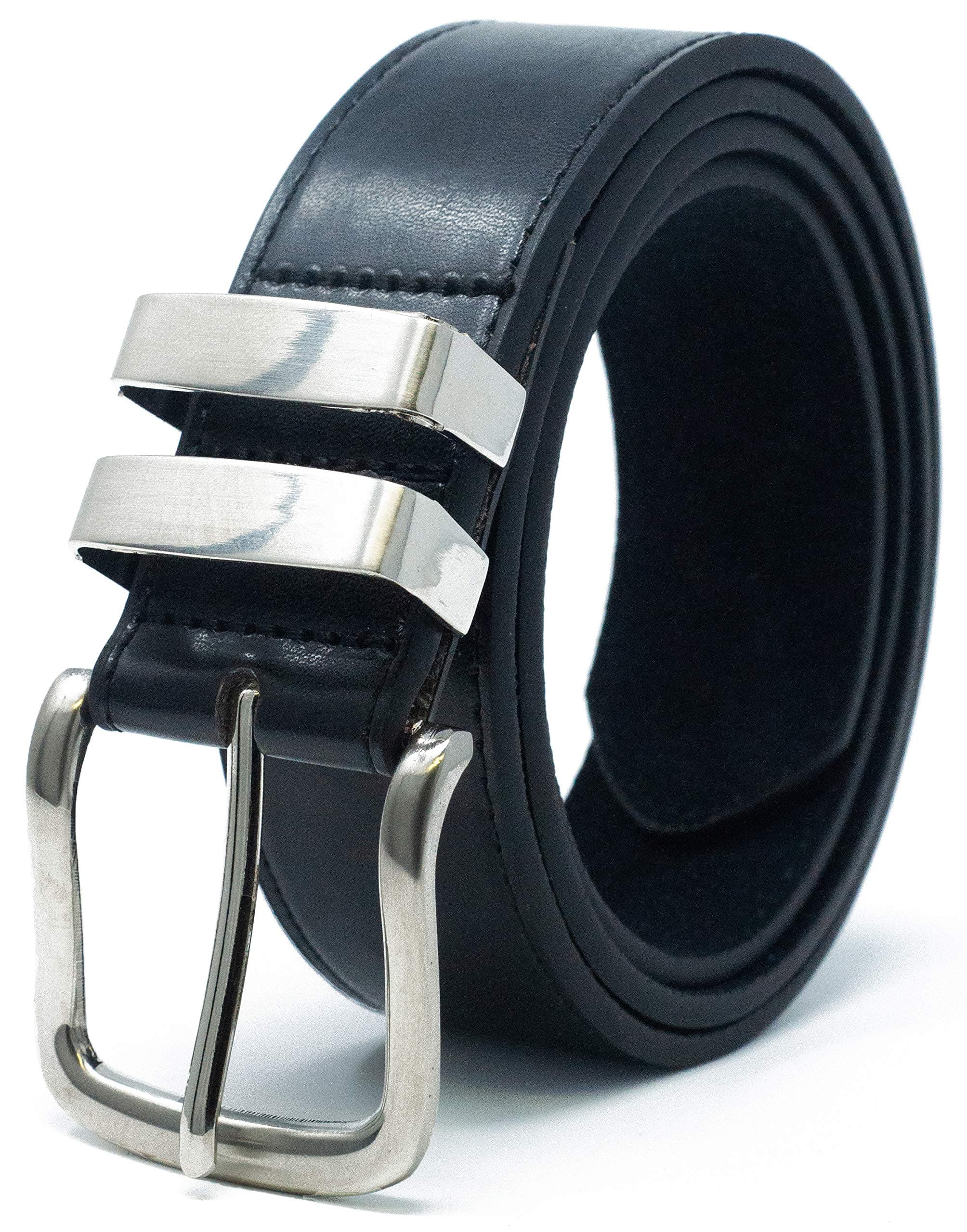 38mm Belt with Double Loop for Men in Black, Brown or Tan