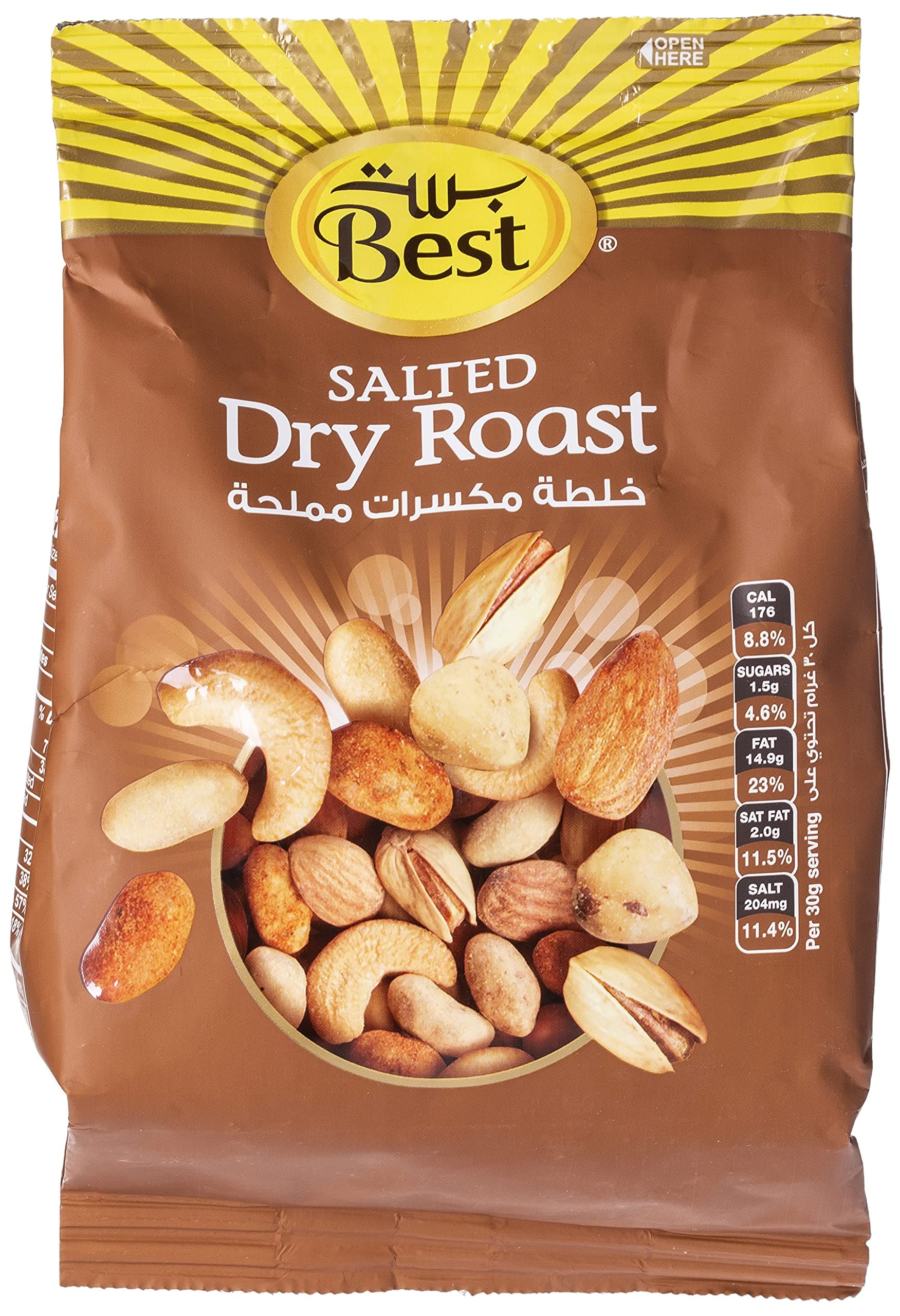 – SALTED DRY ROAST BAG 375GM