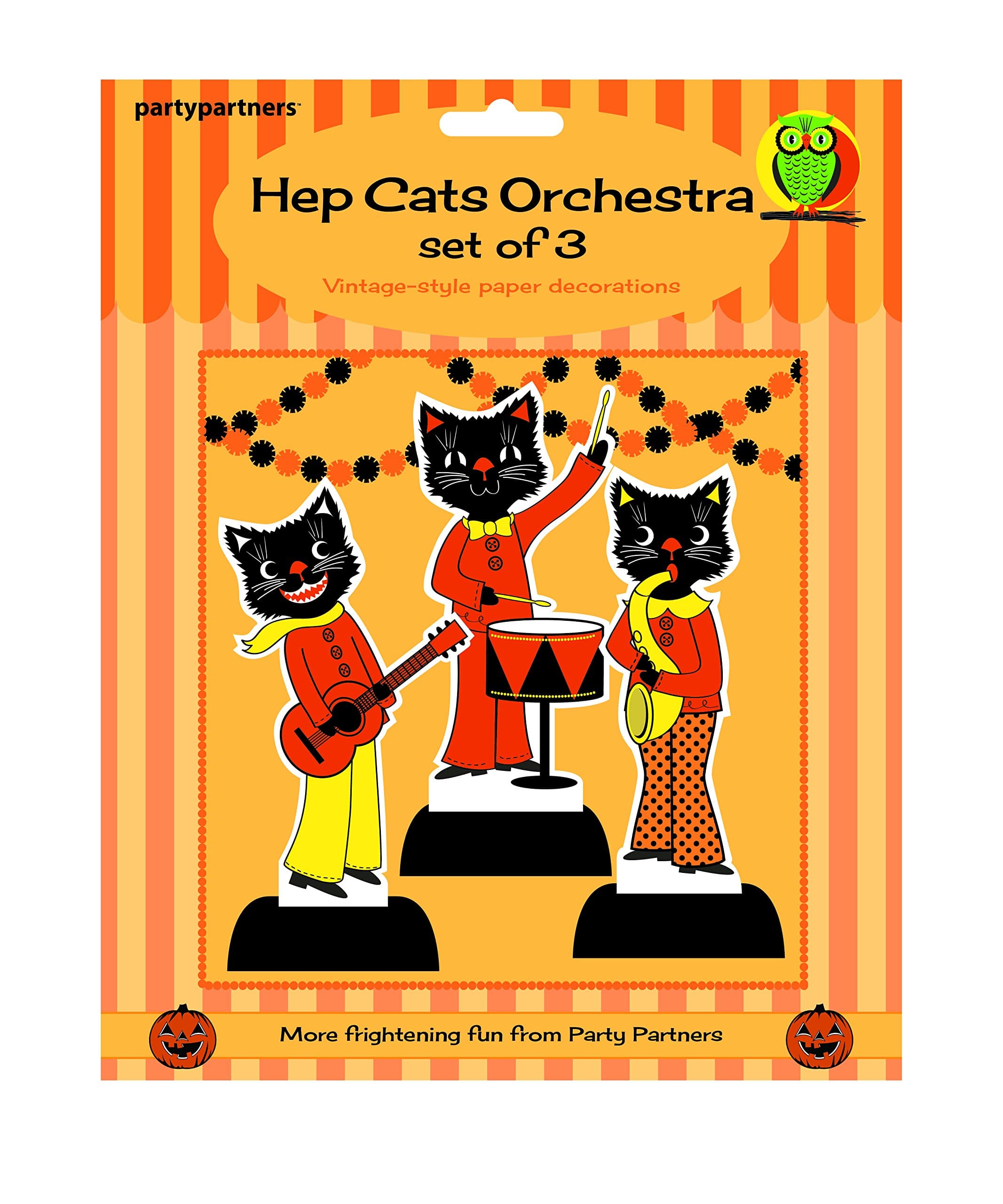 Orchestra Table Decorations, Hep Cats, Set of 3