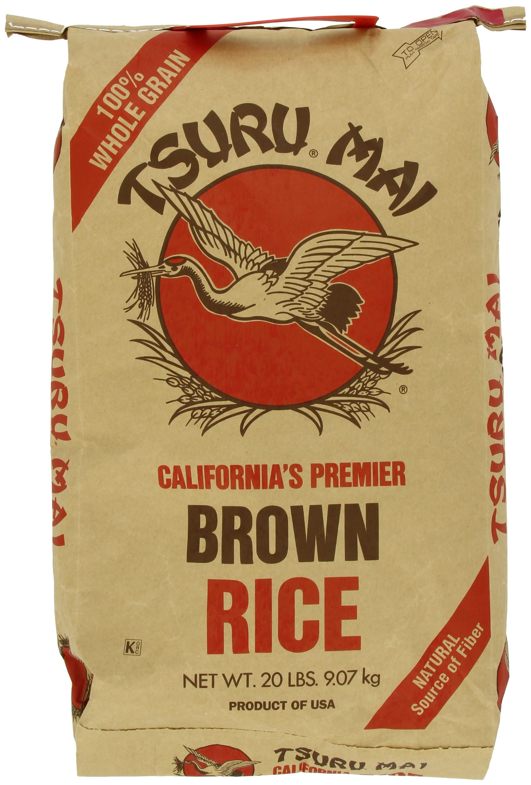 Tsuru Mai Rice, Brown, 20 Pound