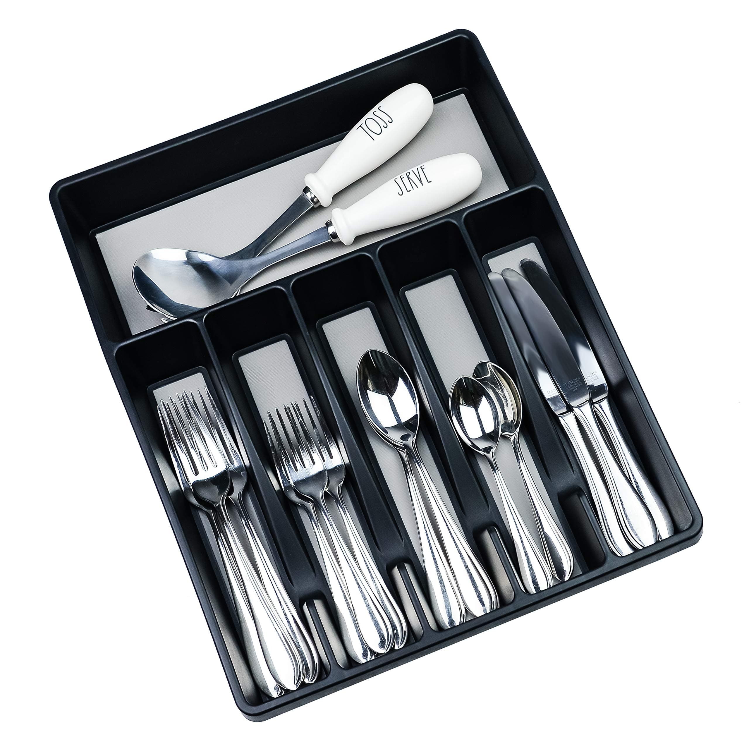 Galashield Silverware Organizer for Kitchen Drawers Flatware Utensils and Cutlery Tray