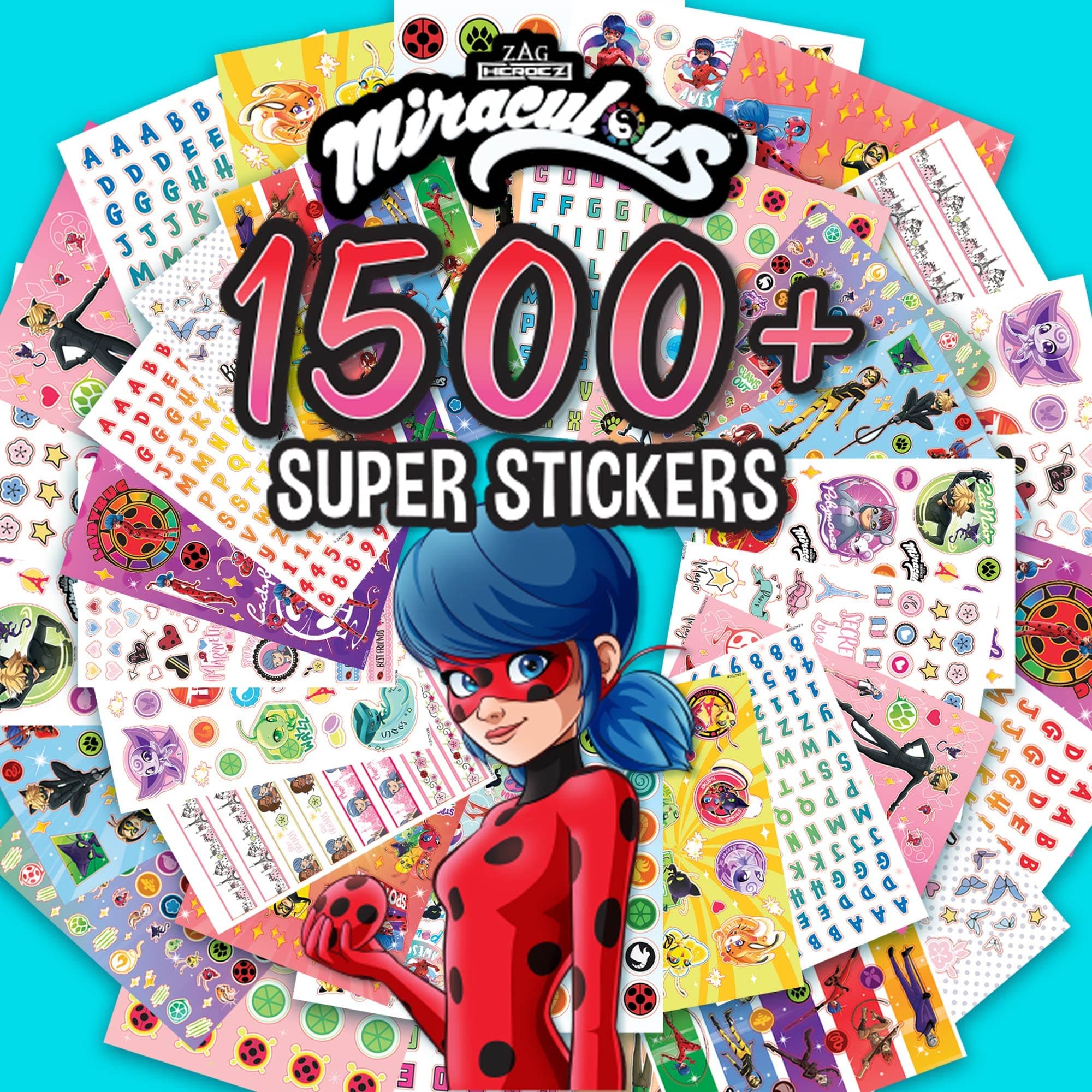 Miraculous 1500+ Super Stickers