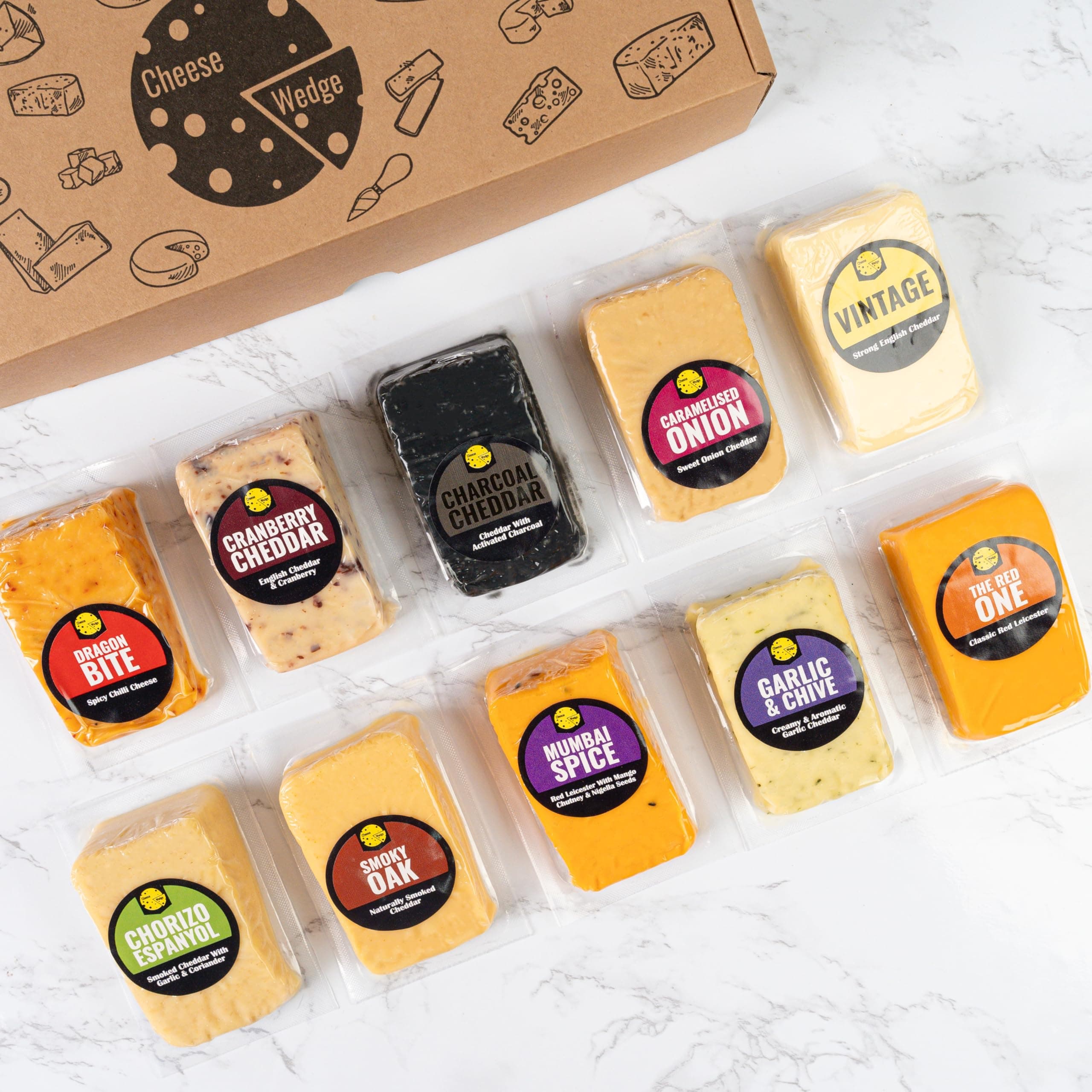 – Cheese Selection Box 10 Wedges Gift Hamper