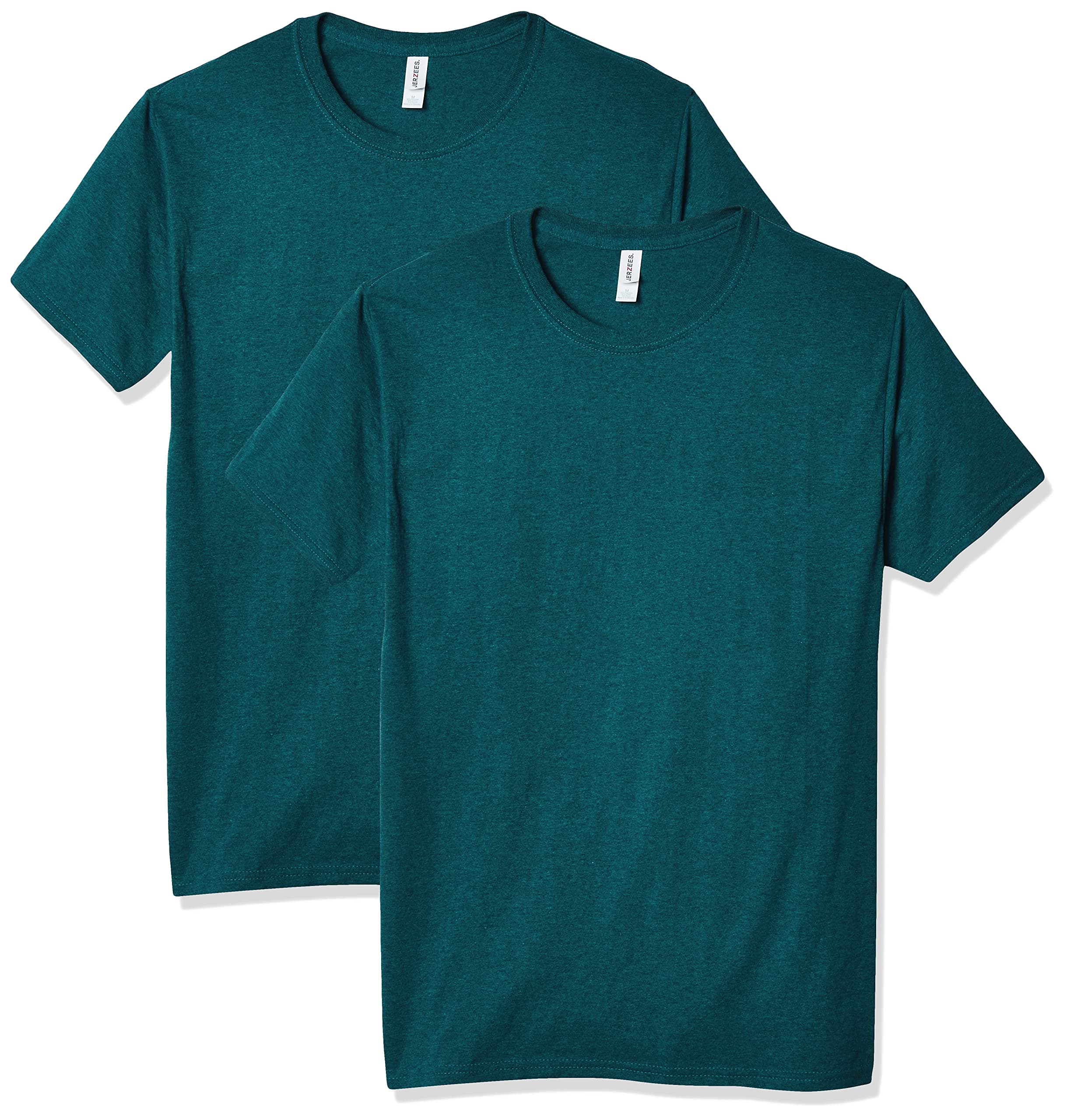 Jerzees Men's Tri-Blend 2 Pack T-Shirt