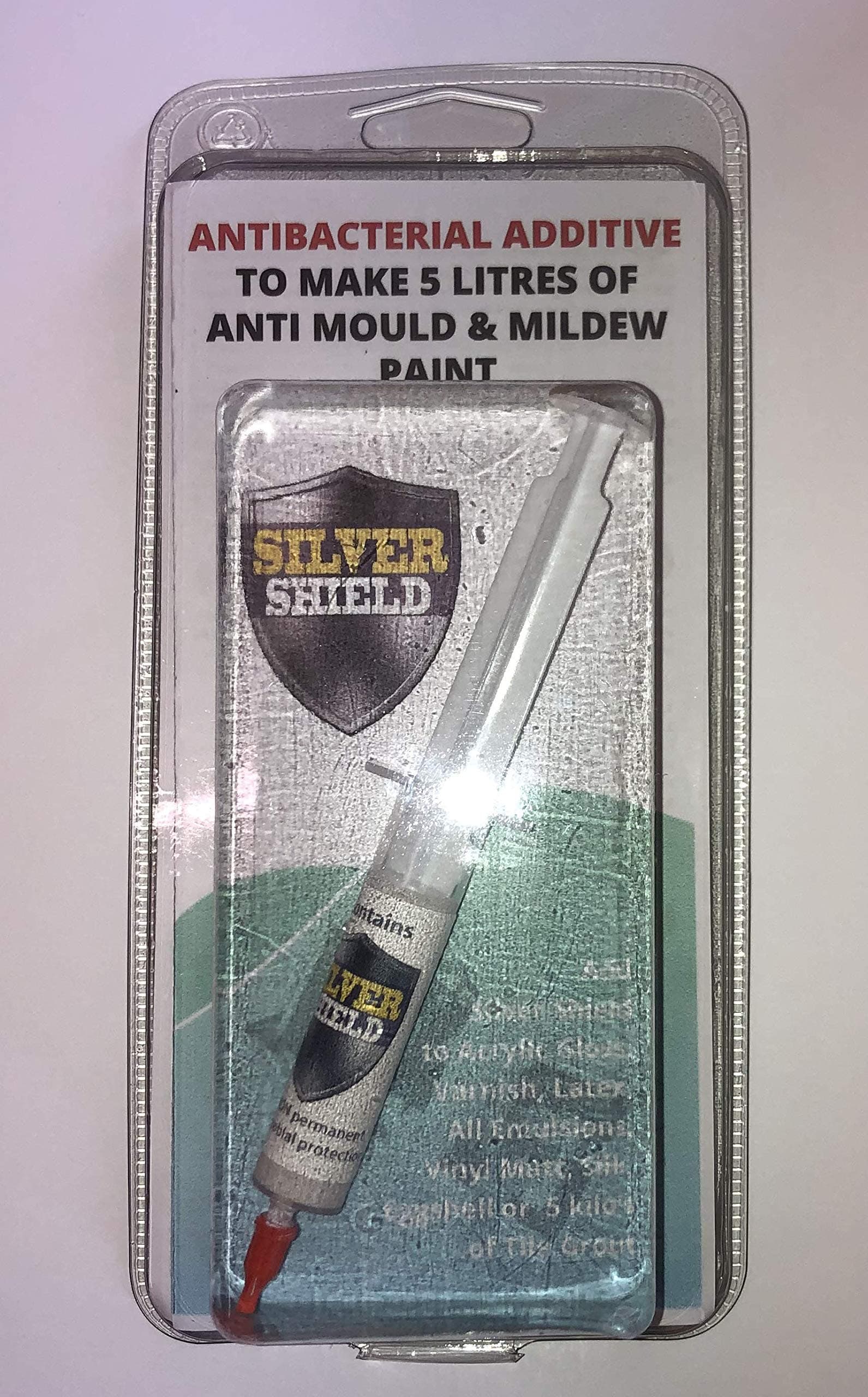 2 X Silver Shield Anti Mould Paint Additive for 5 litres of paint
