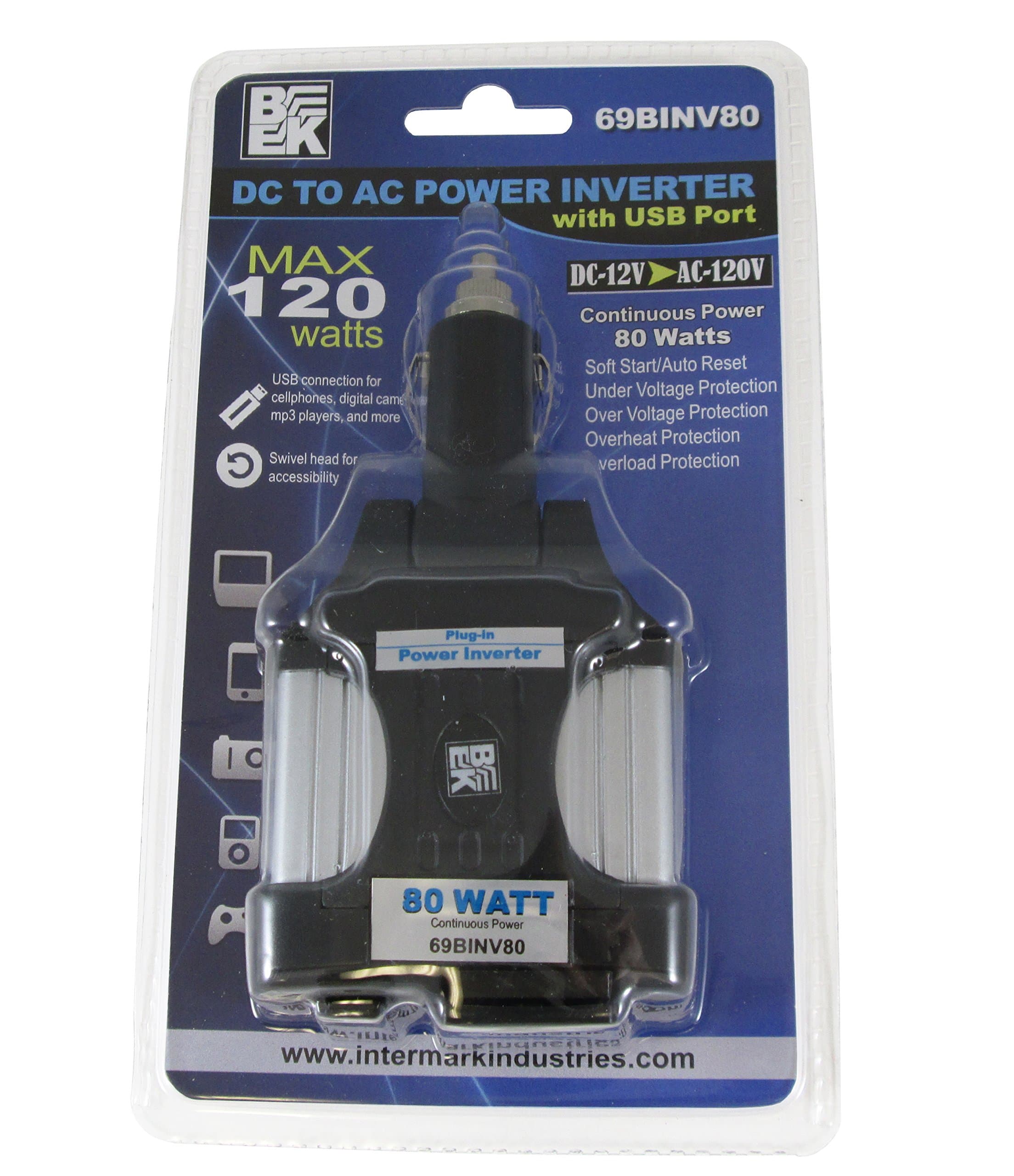 Blast King 69BINV80 80-Watt Inverter with USB