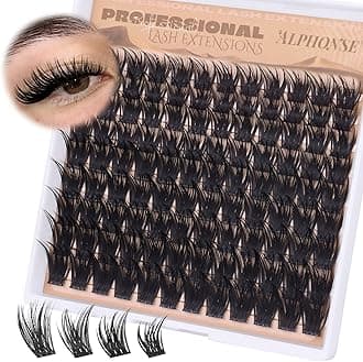 Wispy Lash Clusters 3D Cluster Eyelash Extensions 10-16mm Individual Lashes Extension Natural Look DIY Lashes Clusters Thin Band False Eyelashes Clusters by ALPHONSE
