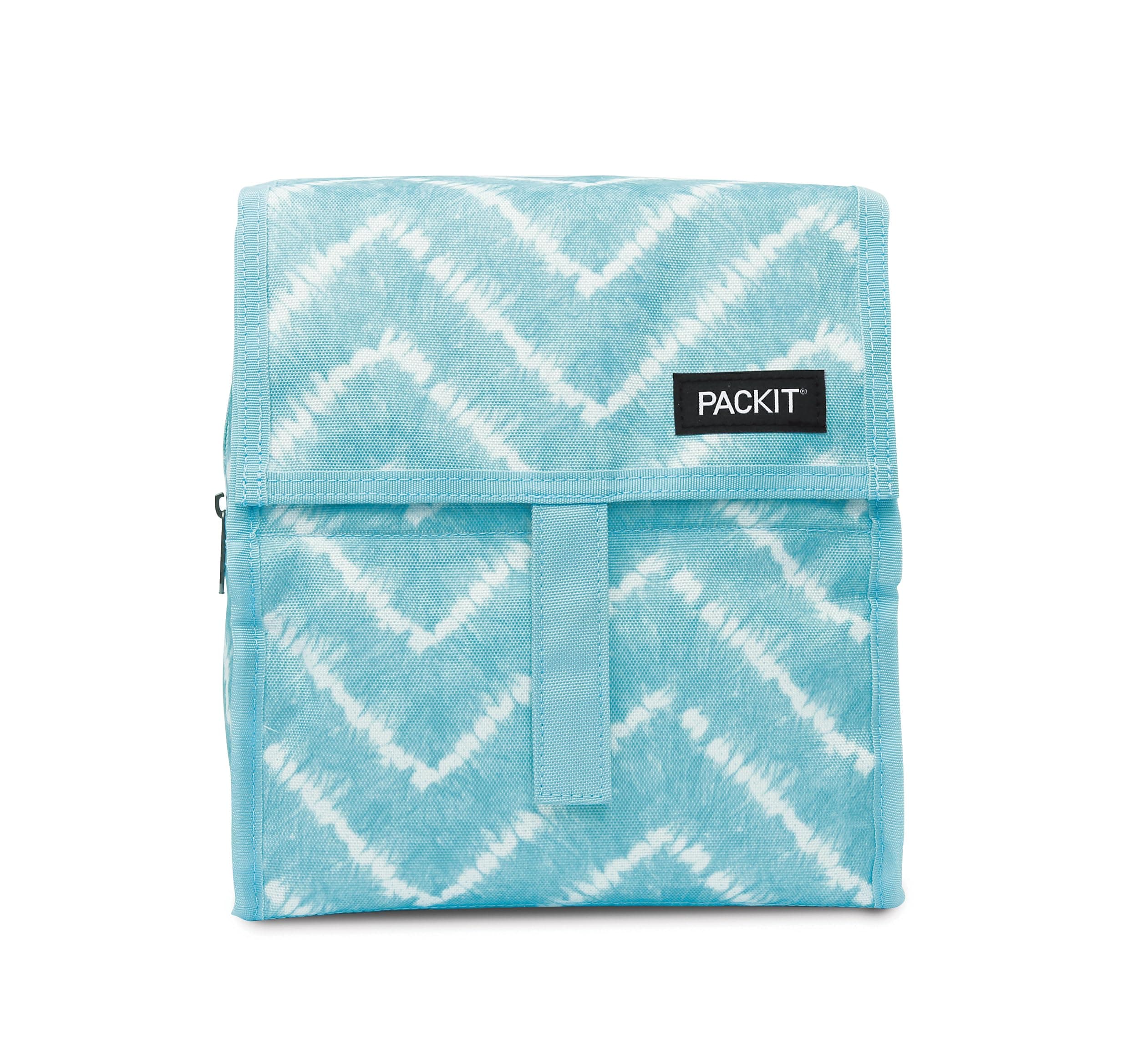 Lunch Bag Freezable Aqua Tie Dye