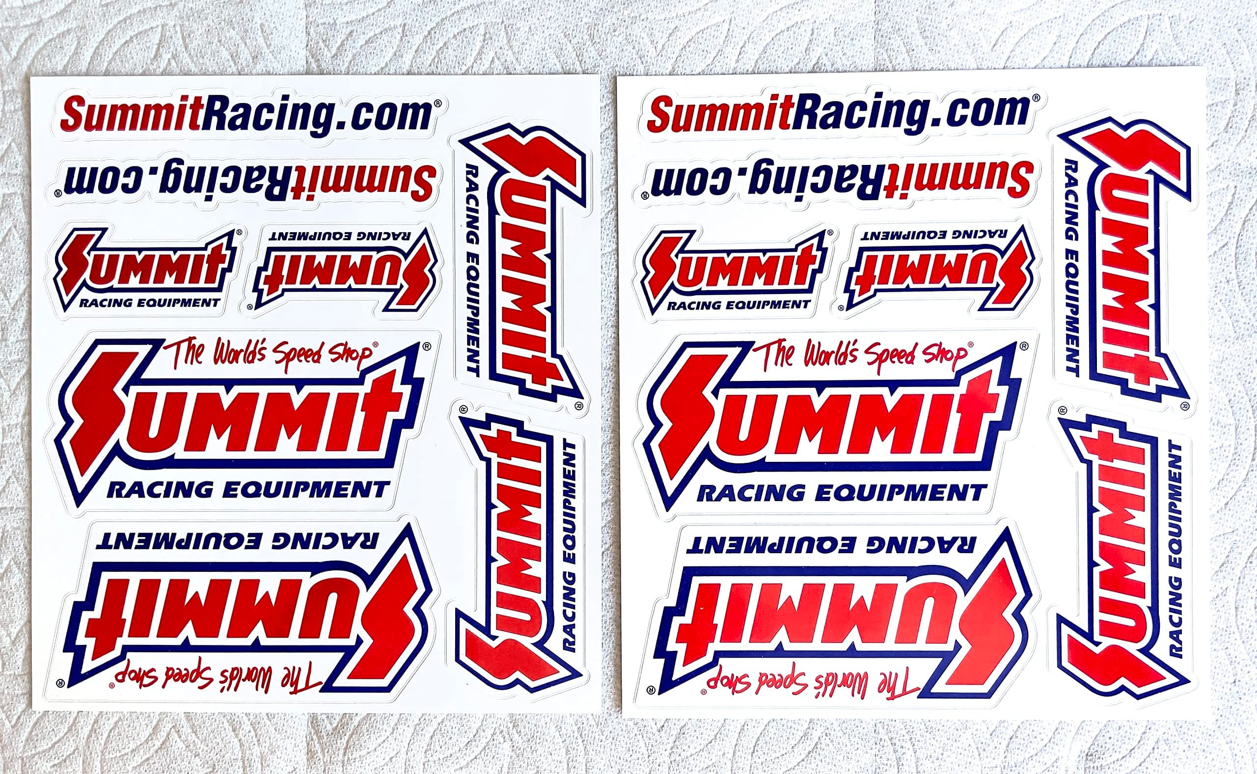 Summit Car Racing Equipment Decals Stickers