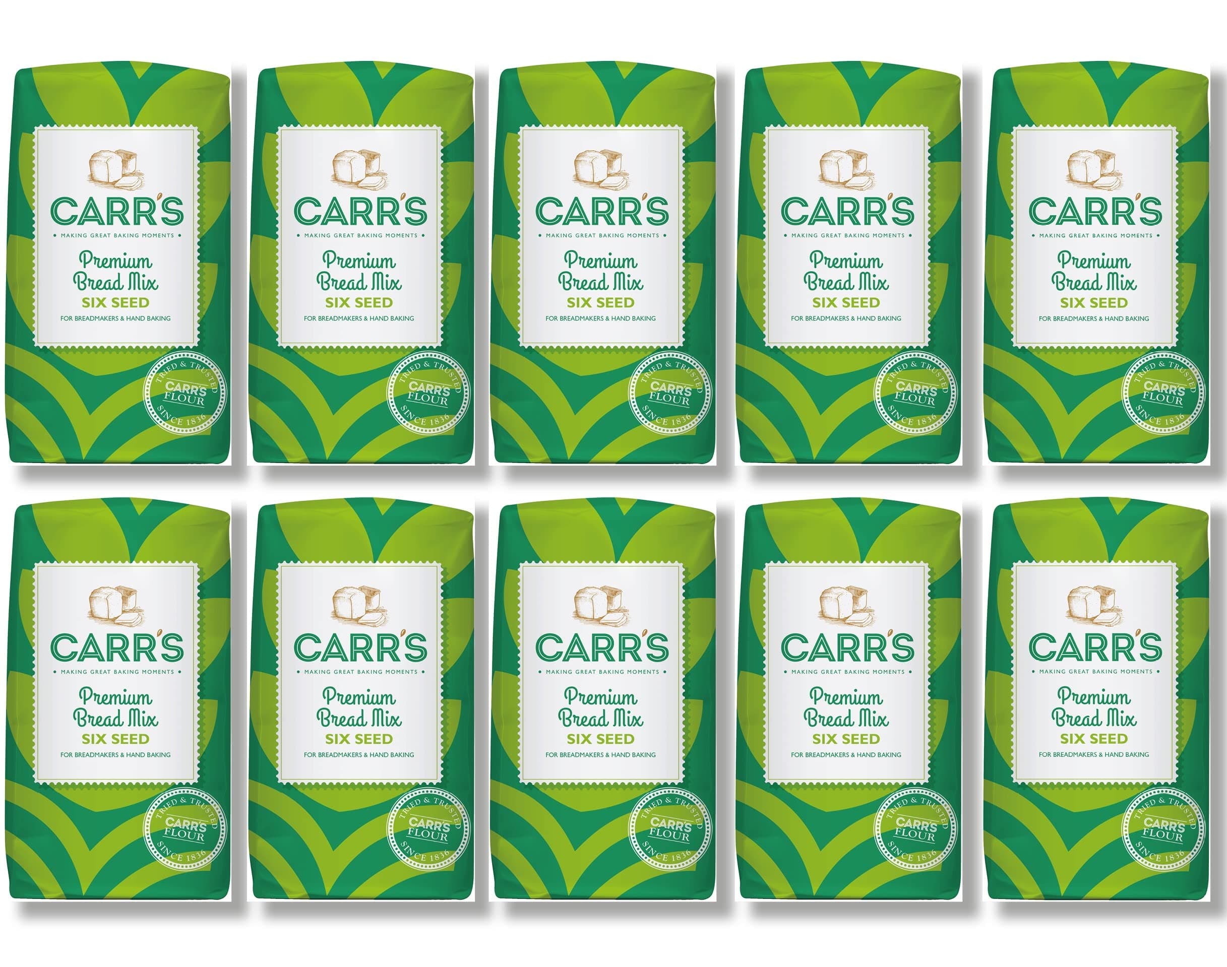 Carr's Premium 6 Seed Bread Mix 10x500g