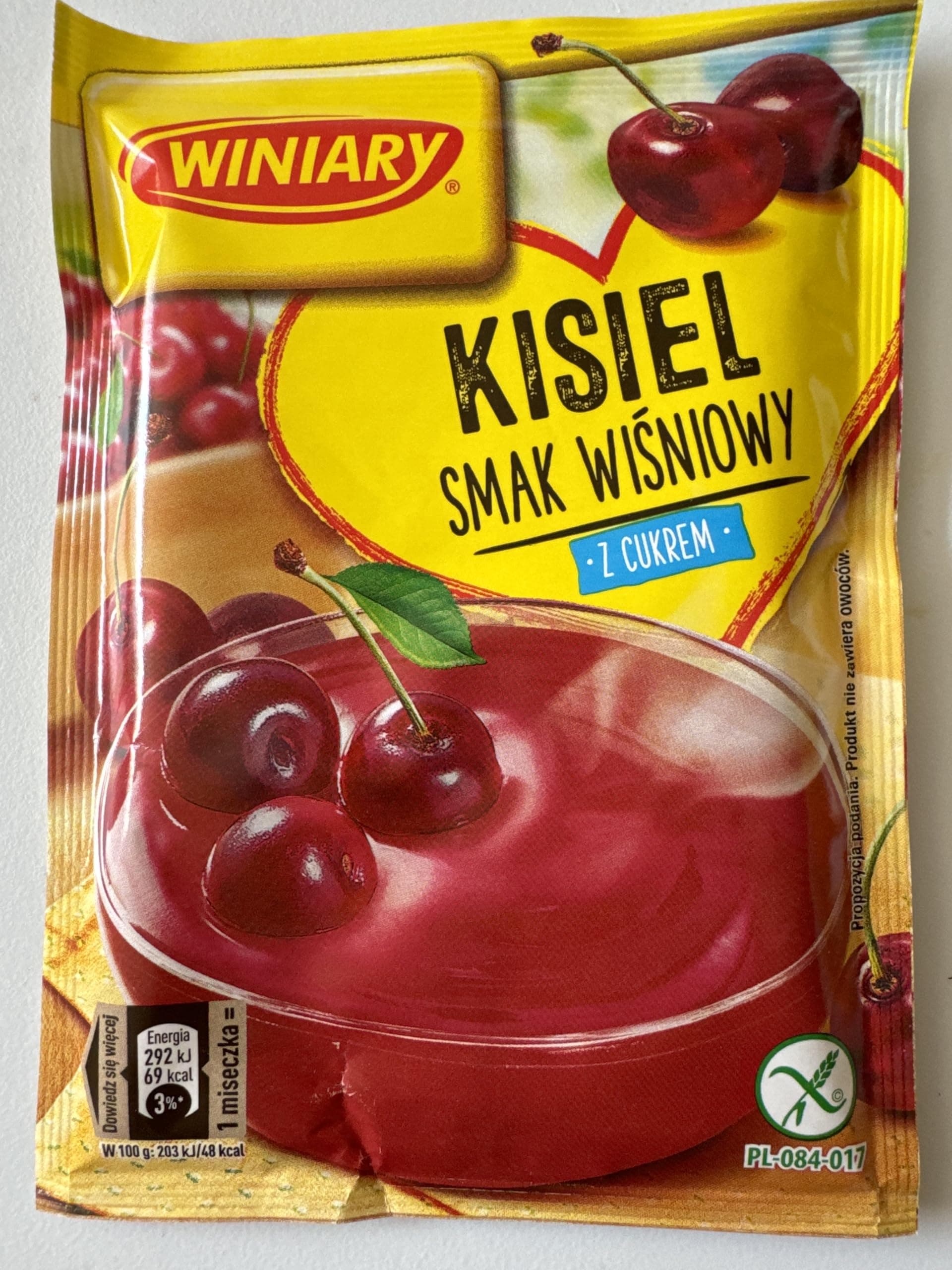 Winiary Cherry Flavored Kisiel 77g