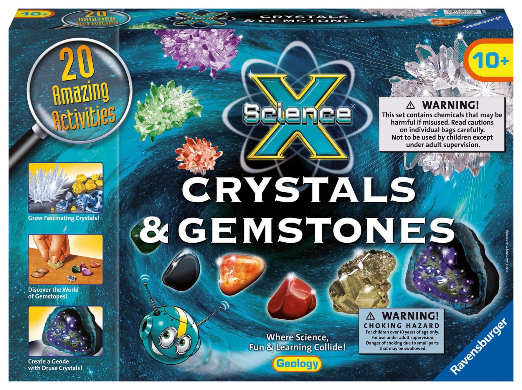 Ravensburger Science X Crystals and Gemstones Activity Kit