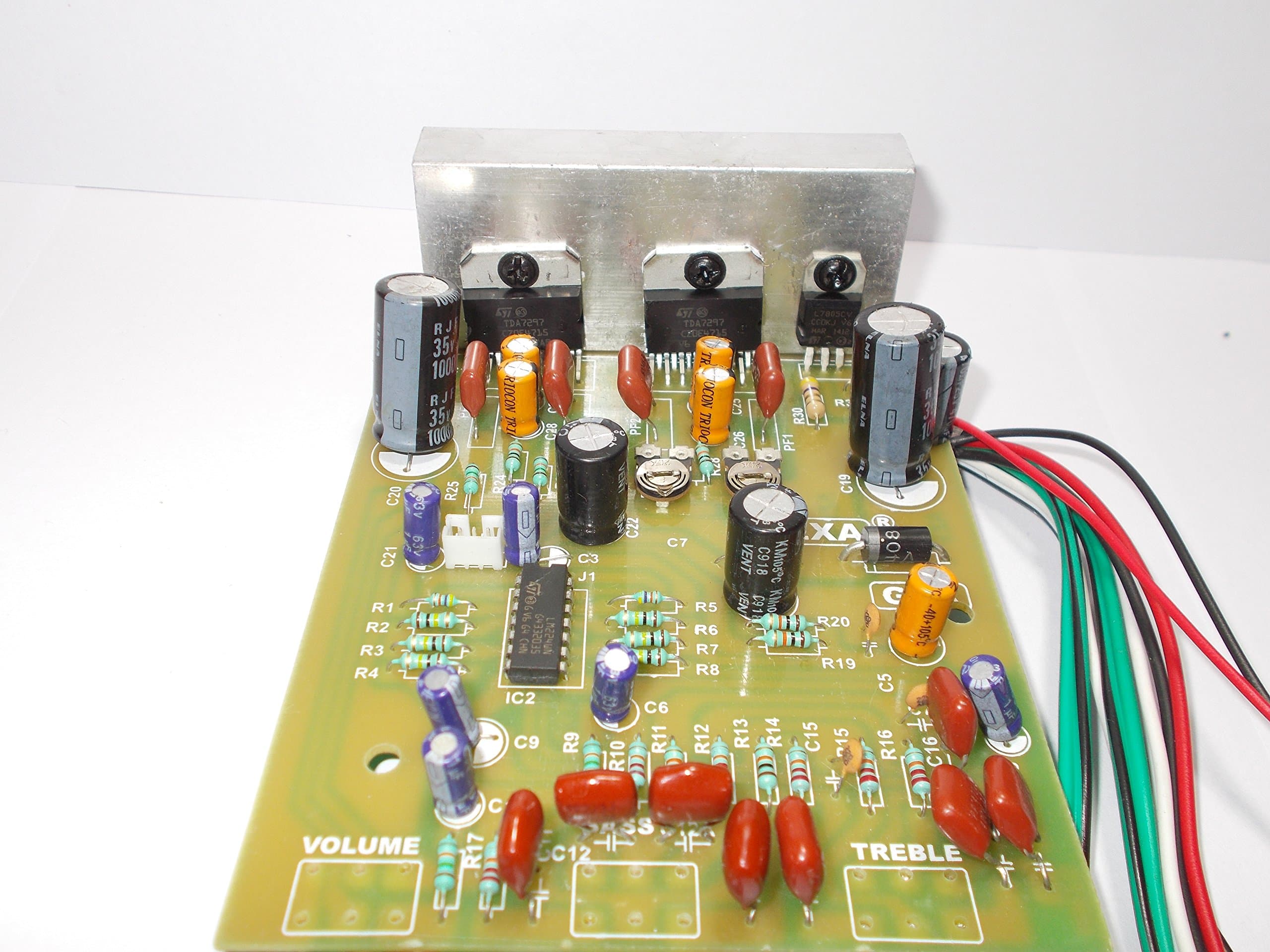 Dual 7297 400W Amplifier Board with 12 Volt DC Working Voltage