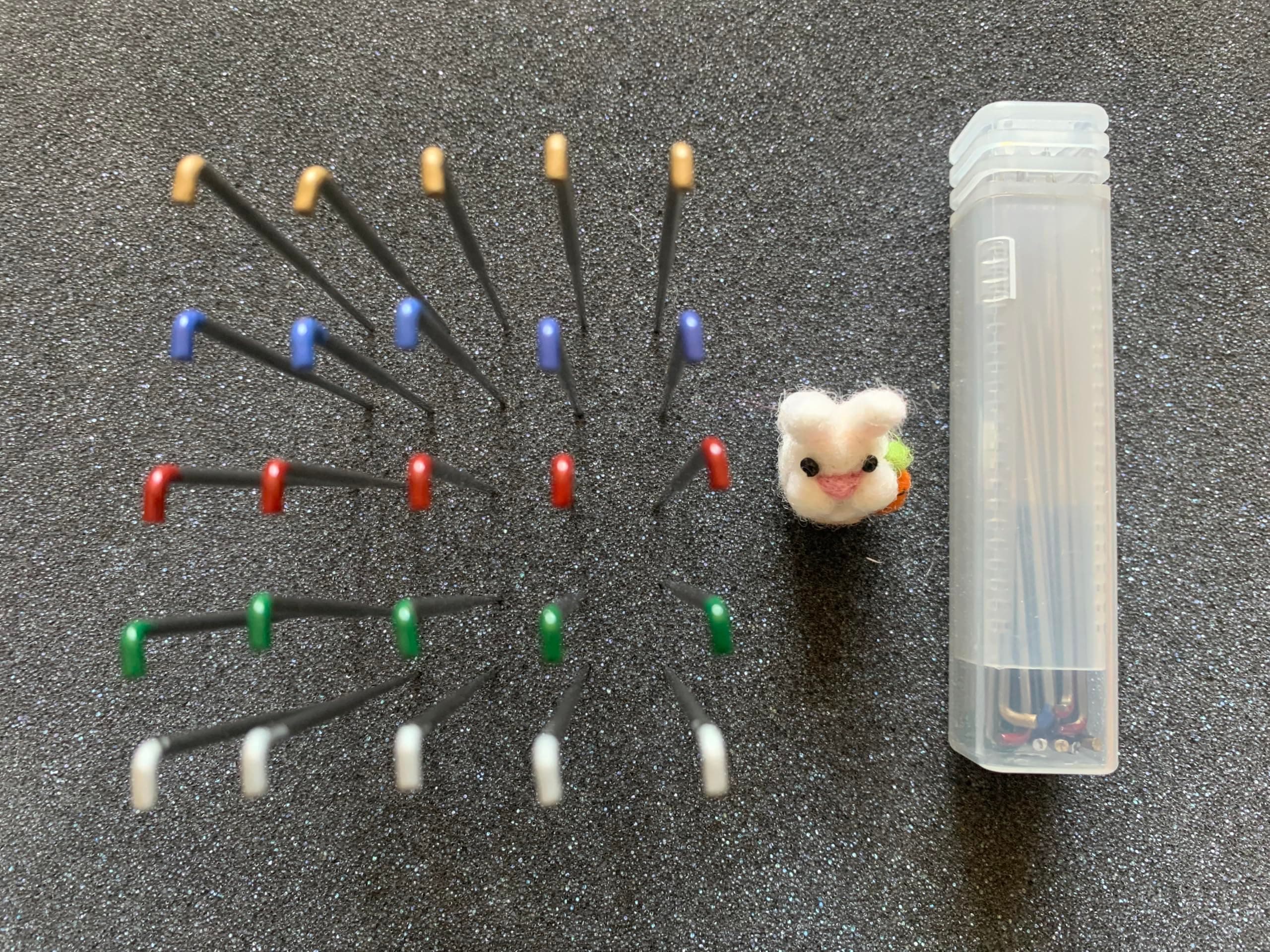 Heidifeathers 25 Triangular Felting Needles - 5 Different Sizes