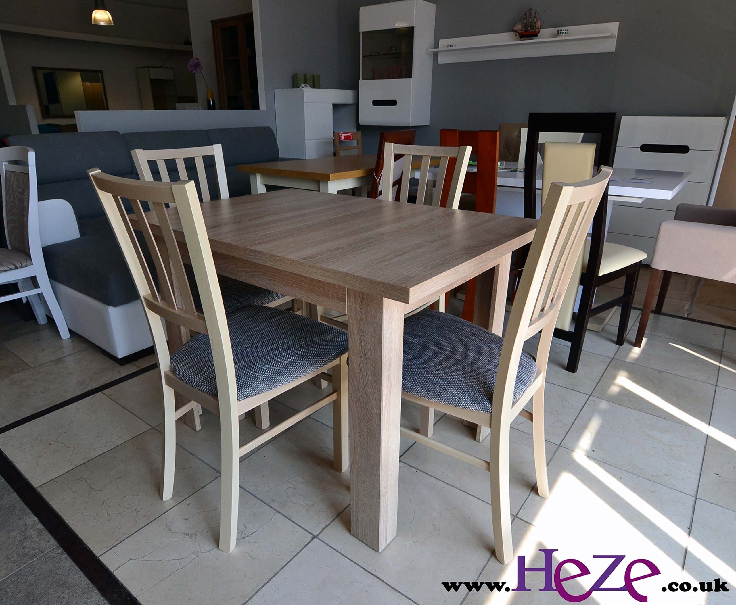 Heze Absolutely Perfect Small Size Dining Table! Stunning Extending Oak Sonoma Colour