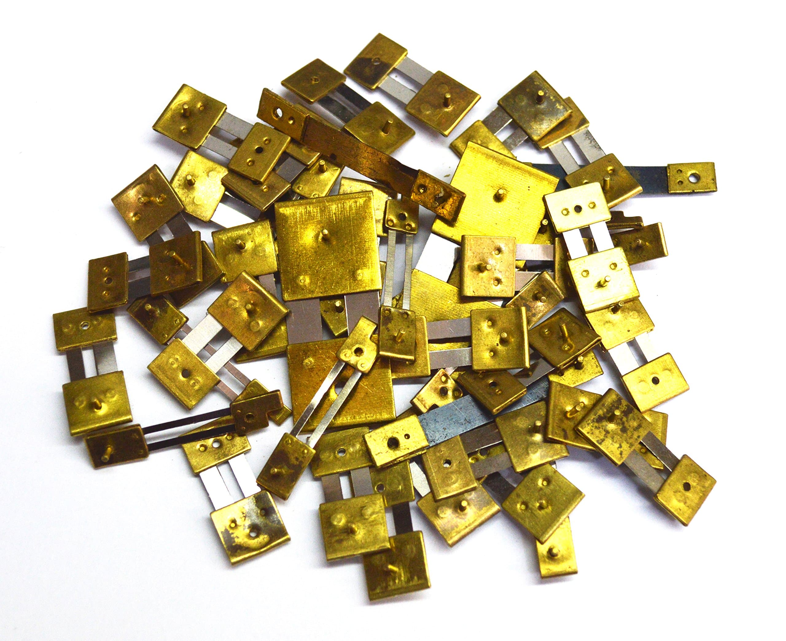 10 units Brass Blocked Assorted Clock Pendulum Suspension Springs