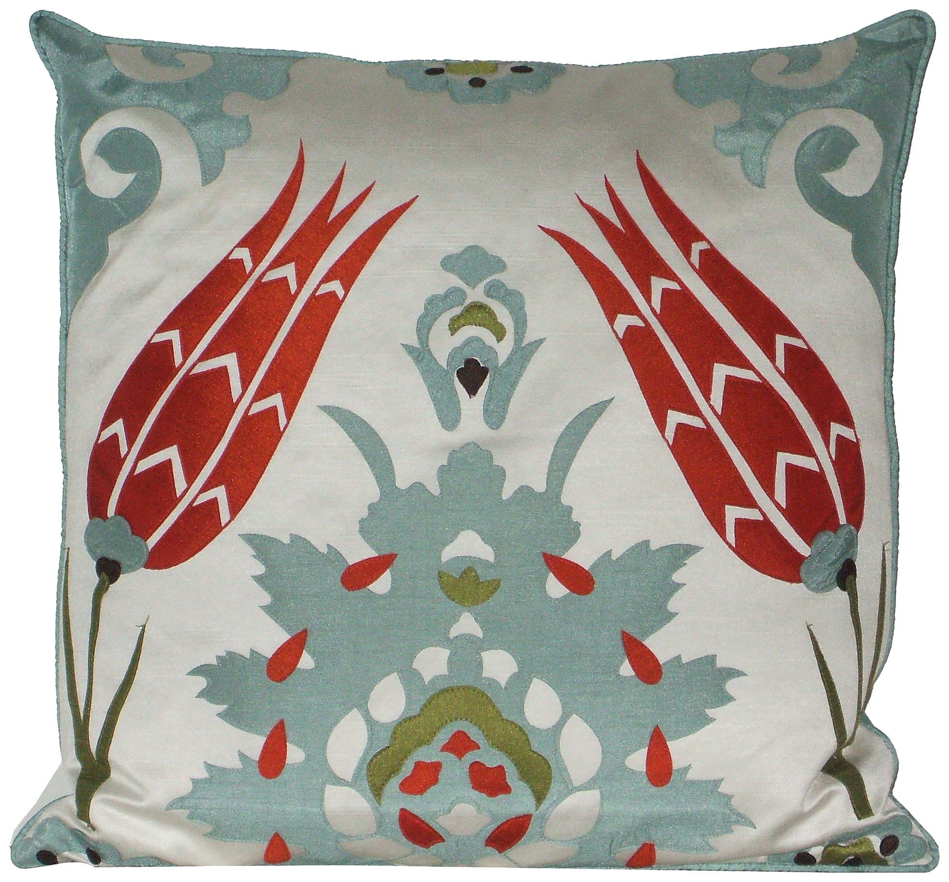 Edie Laser Moroccan Tile Decorative Pillow, Mineral