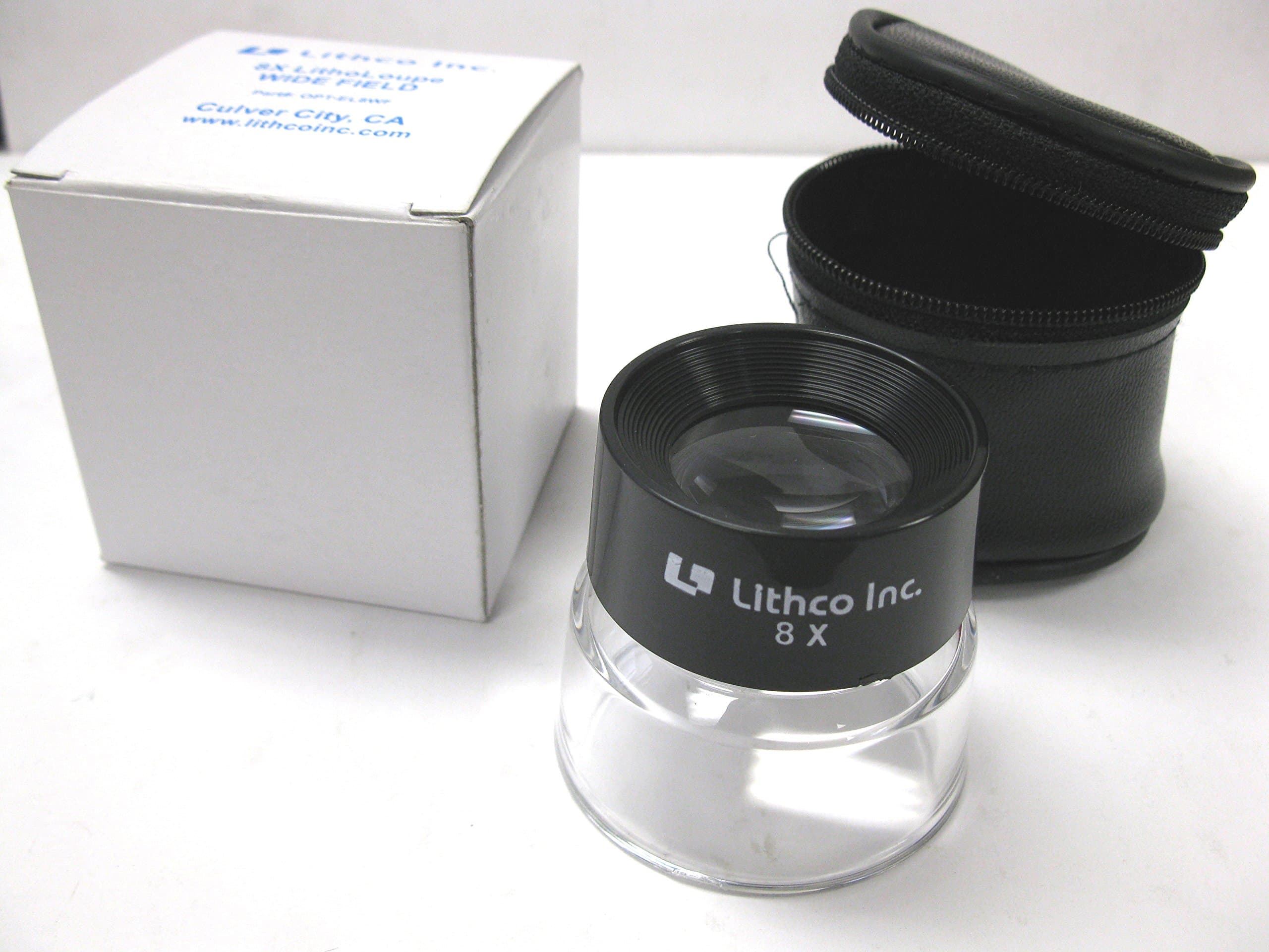 Lithco 8x Wide Field Loupe with Storage Case