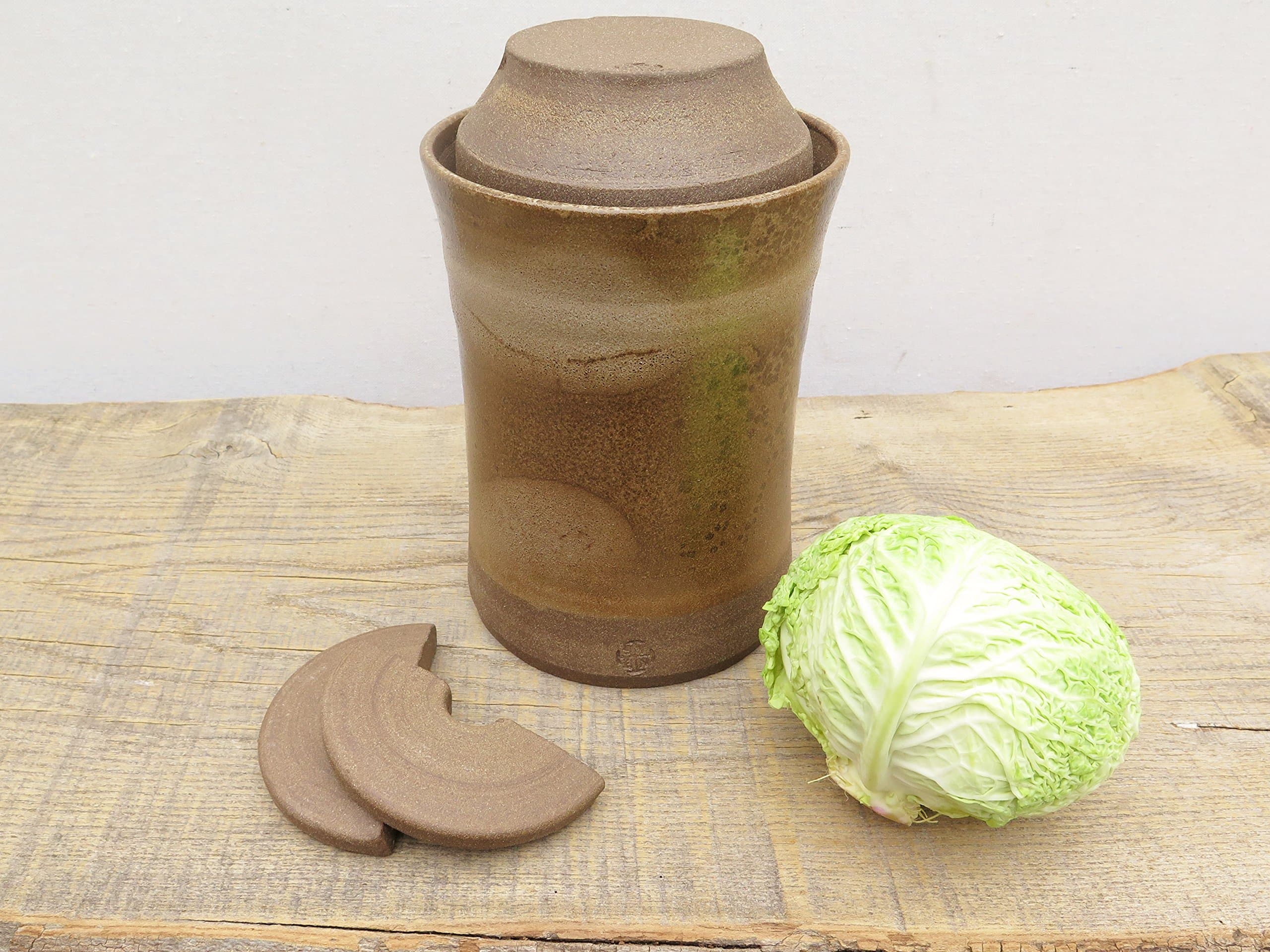 SVEN Ceramics Small Shino Fermentation Crock