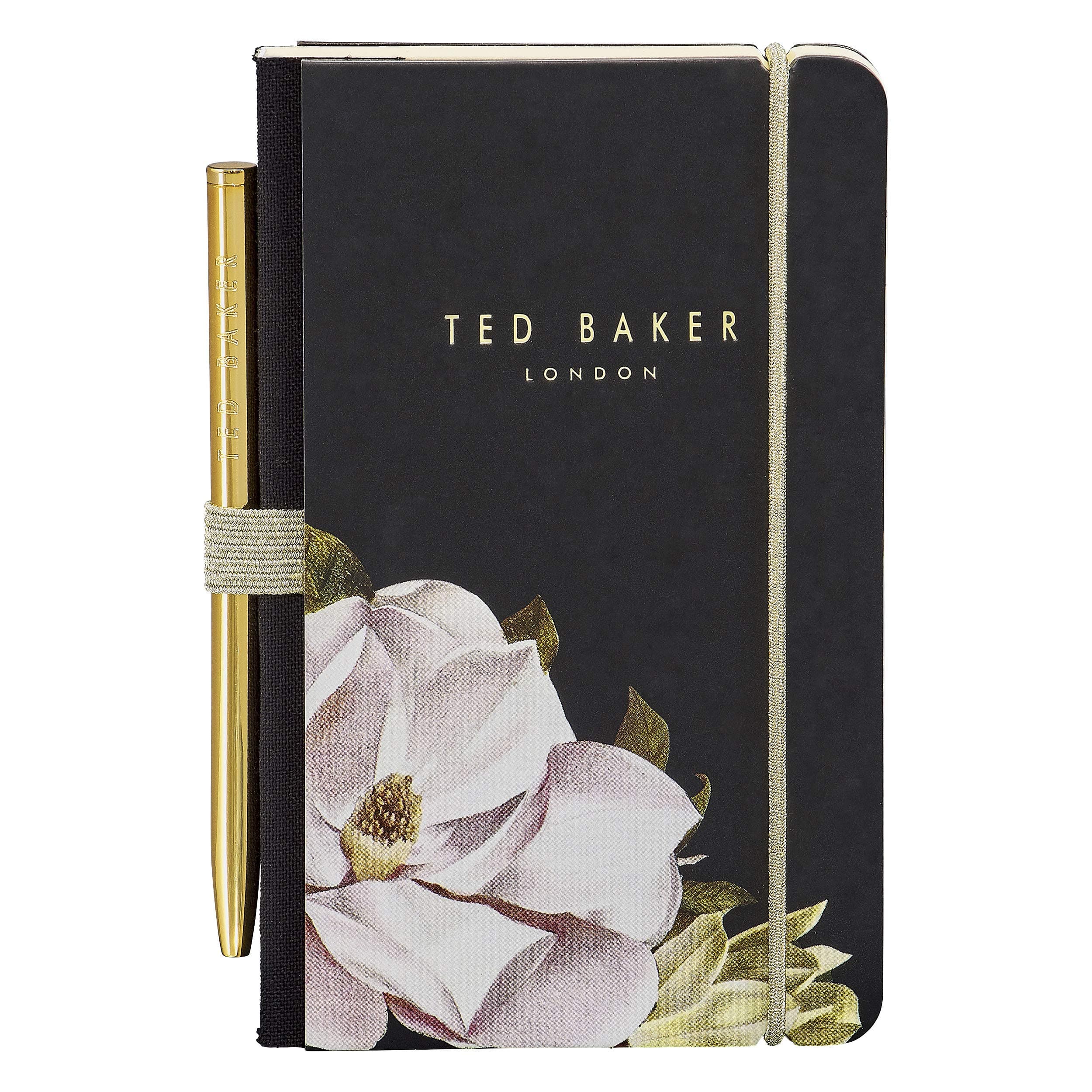 Ted Baker Black Opal Mini Notebook and Pen