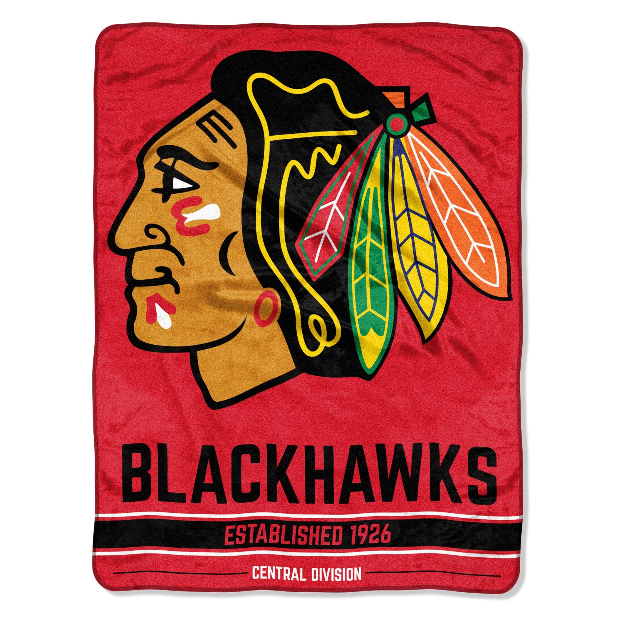 Officially Licensed NHL "Break Away" Micro Raschel Throw Blanket, Multi Color