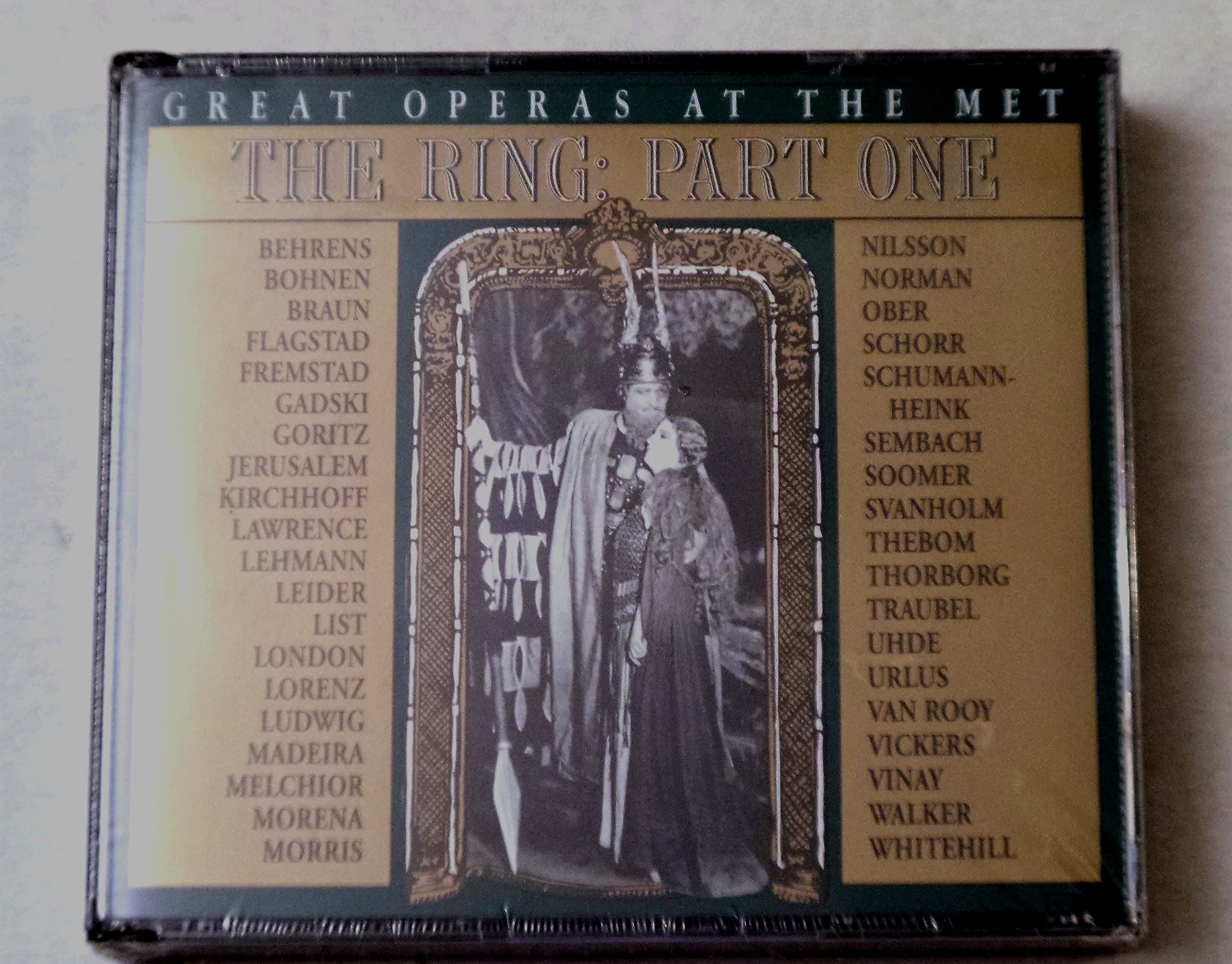 Great Operas at the Met - The Ring Part One (2 CD Box Set) (MET)