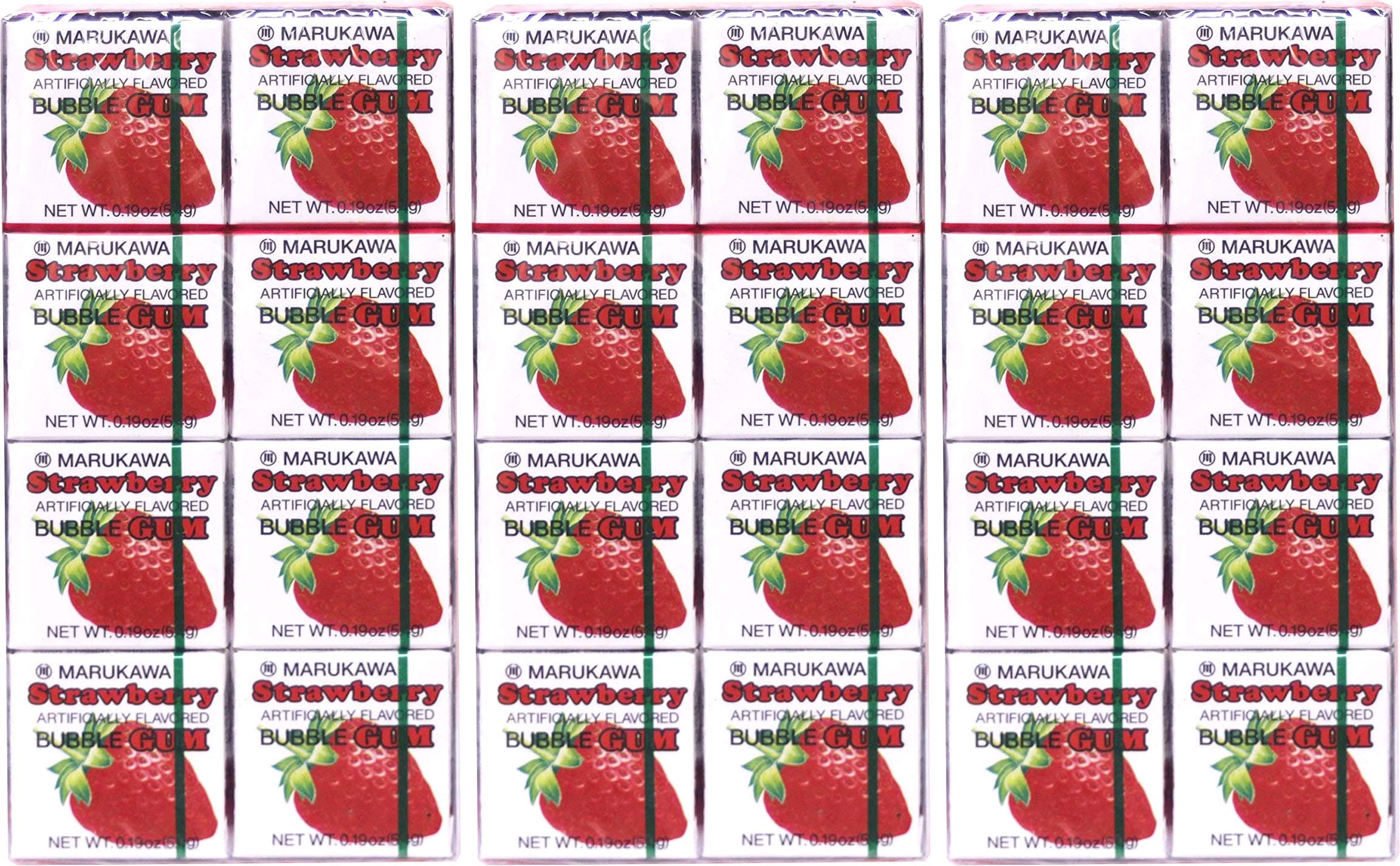 Bubble Gum Strawberry 1.52oz (3 Pack)