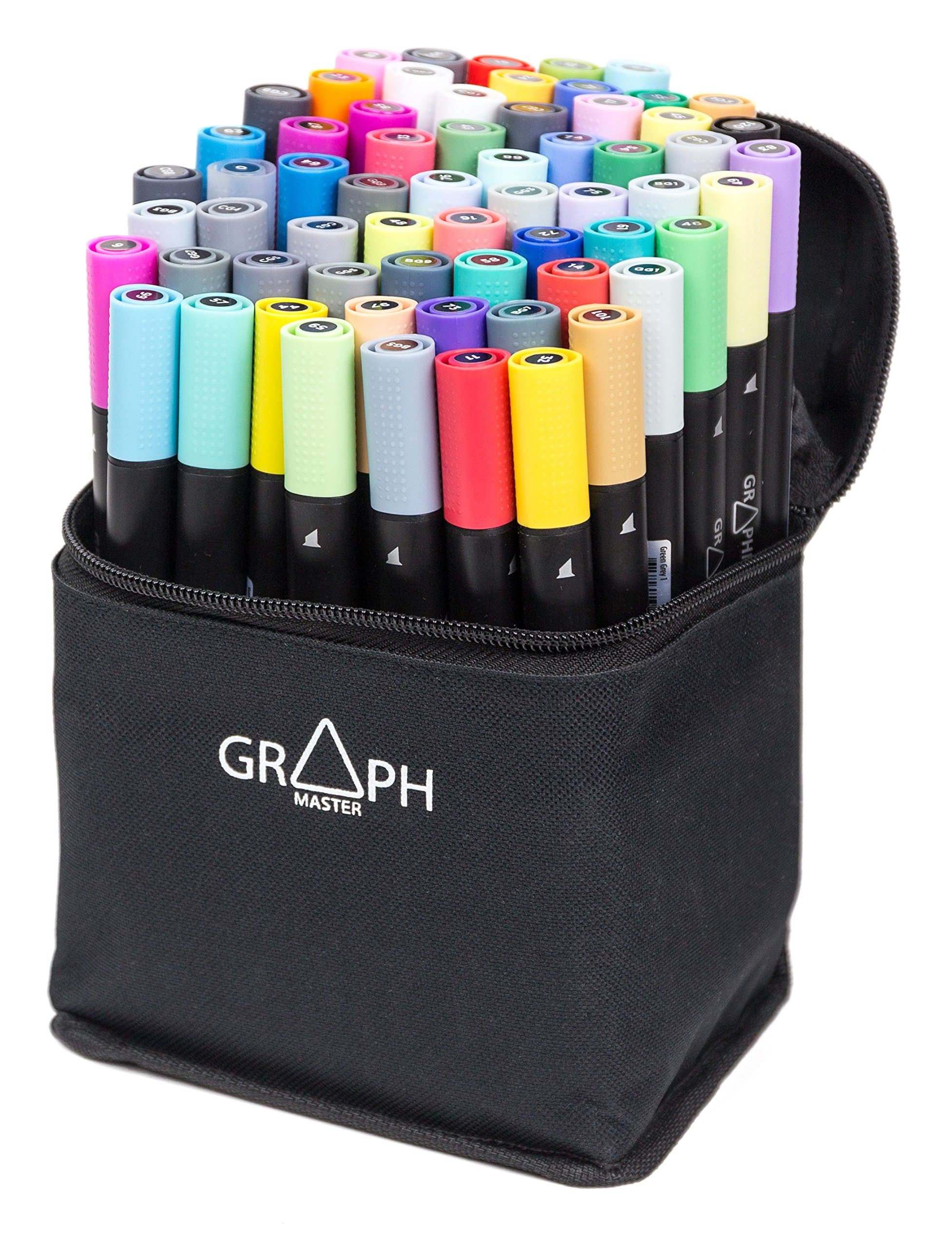 Grafikmarker 63er Basic Set Box Grafik Design Marker Pens