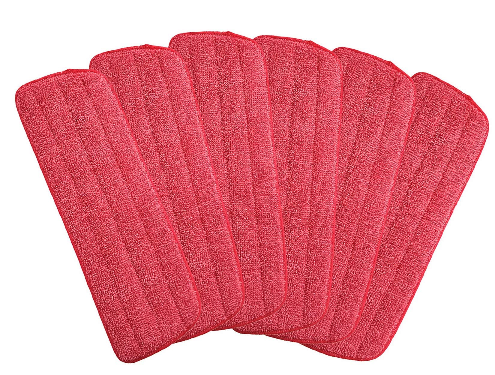- Microfiber Mop Replacement Pads for Wet/Dry Mop Floor Cleaning Pad Fit All Spray Mops (6 Pack)