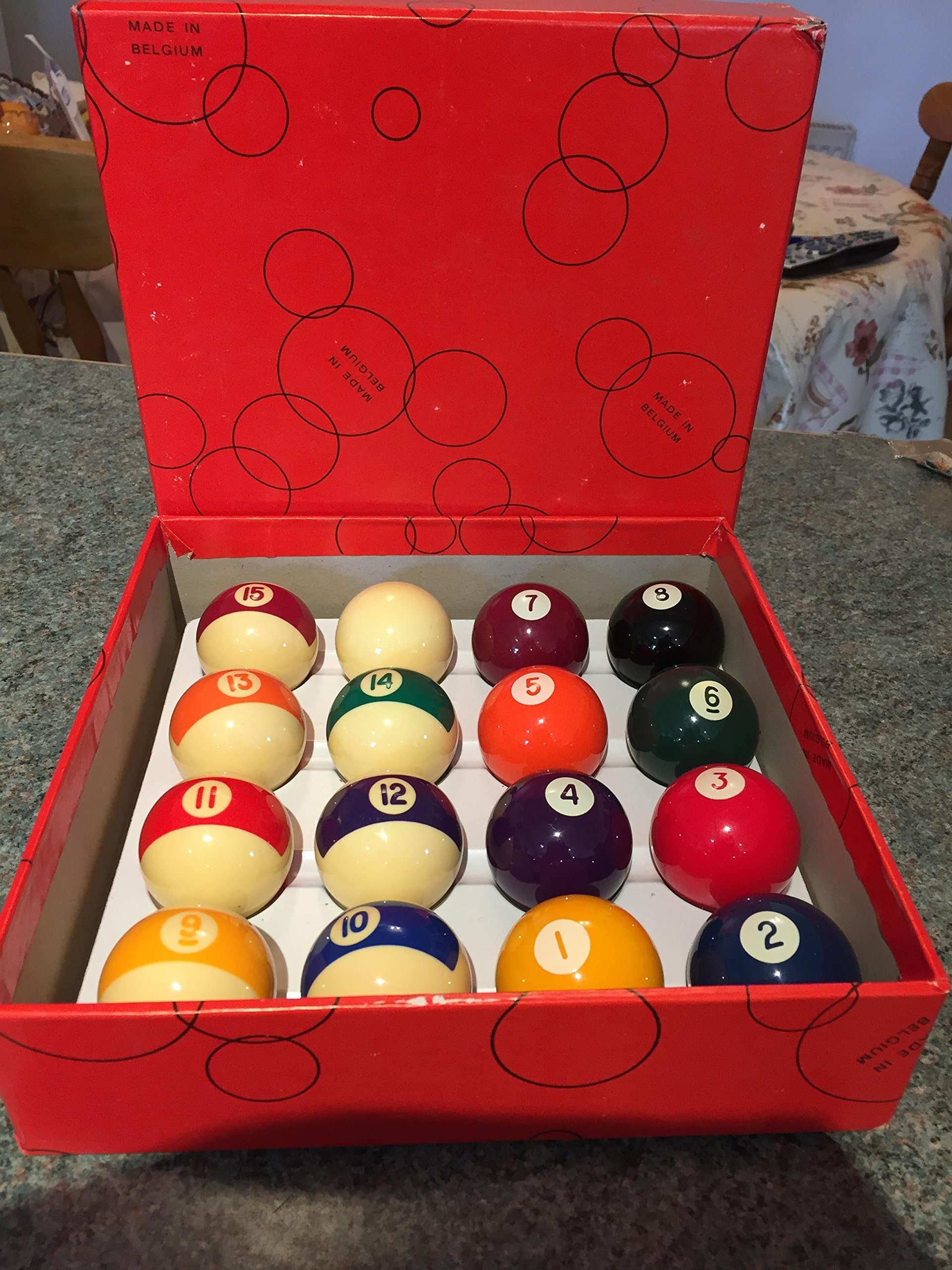 Araminth Spots and Stripes 1 3/4" Pool Ball Set