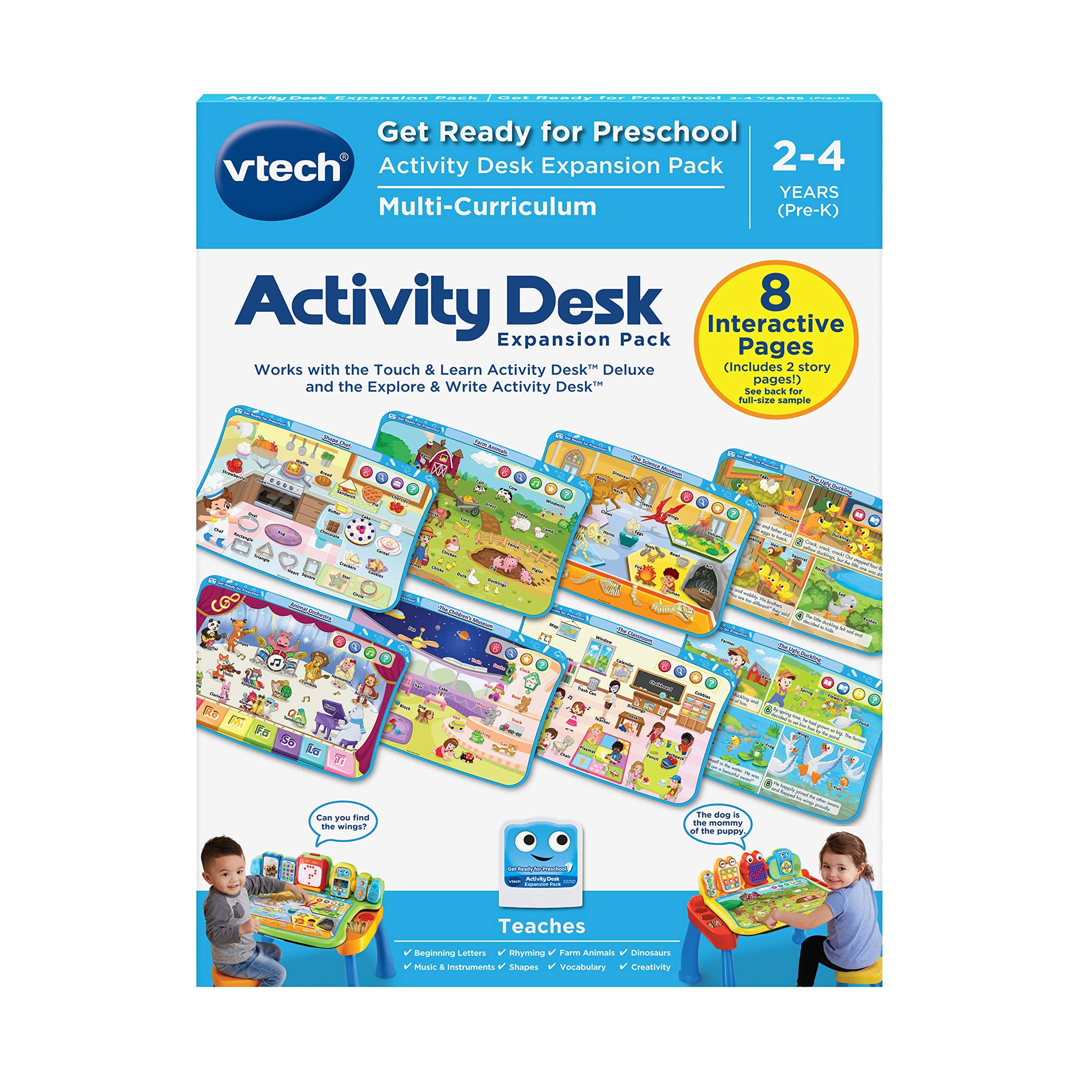Touch and Learn Activity Desk Deluxe Expansion Pack - Get Ready for Preschool (Packaging May Vary)