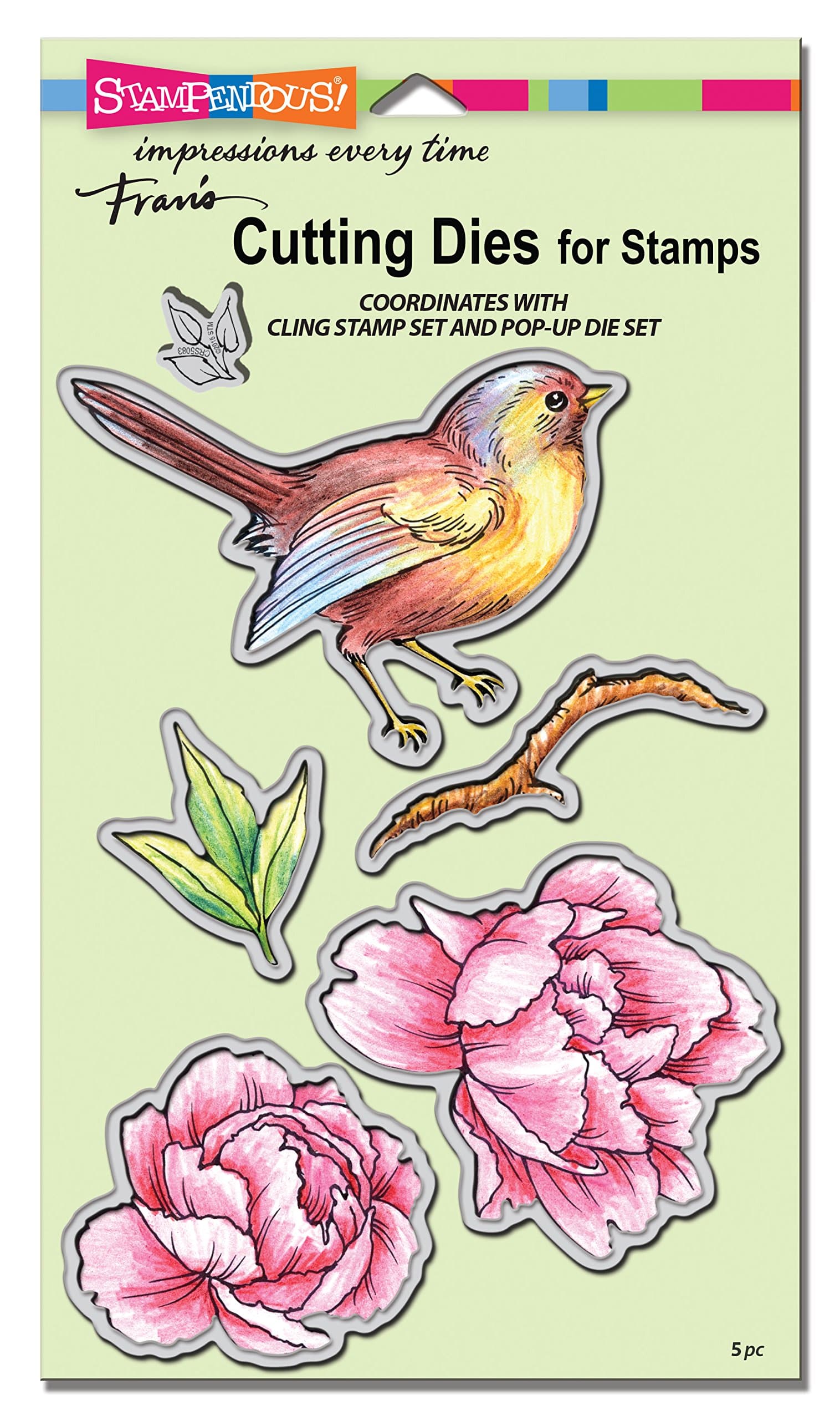 Stampendous Bird Blossom Die Cut Set