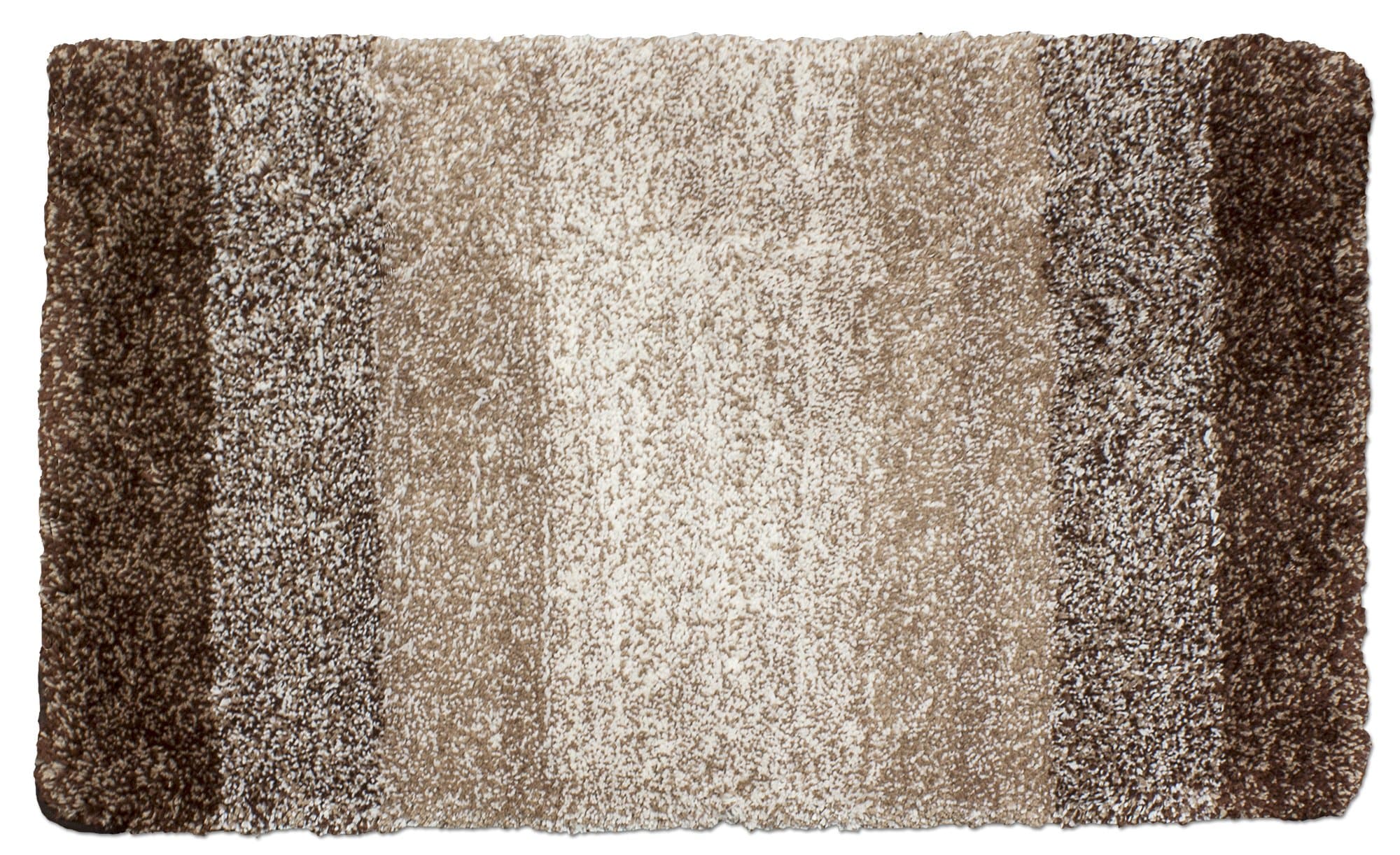 Polyester Bathroom Mat, Absorbent High Pile, Fast Drying, Non Slip 36 by 24 Inches