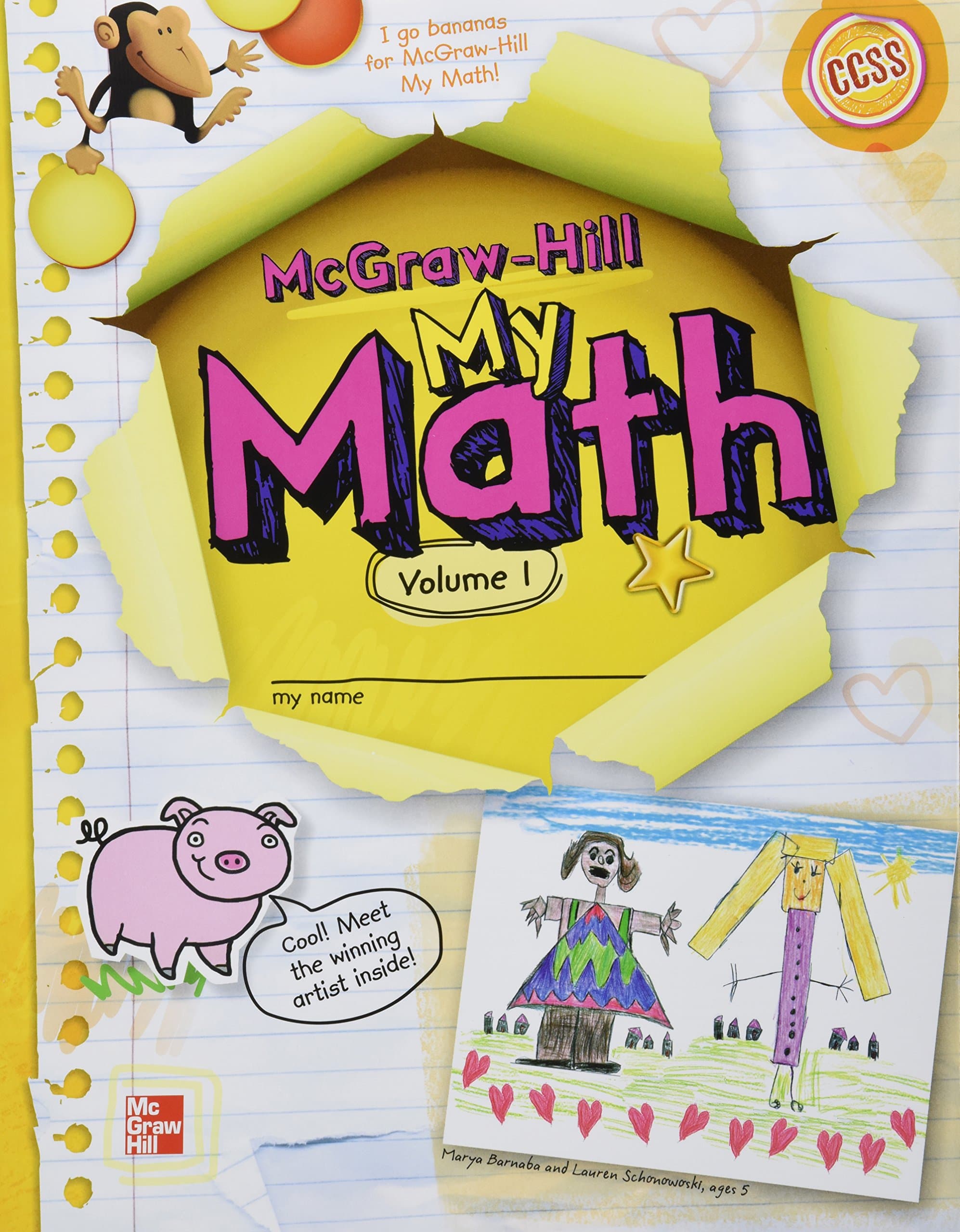 McGraw-Hill My Math, Grade K, Student Edition Package (volumes 1 and 2) (ELEMENTARY MATH CONNECTS)