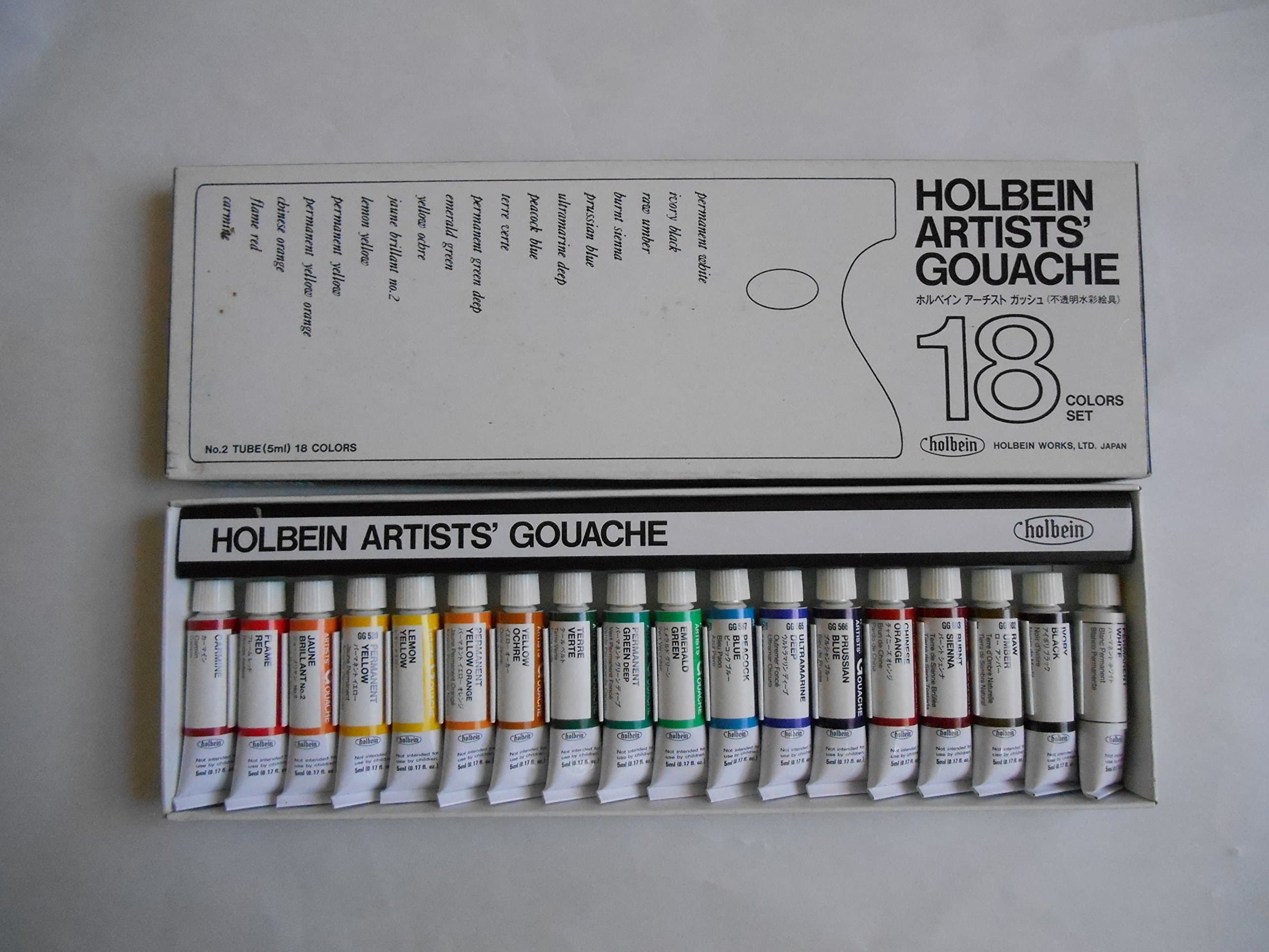 18 Colour Set Gouache (Japan Import)