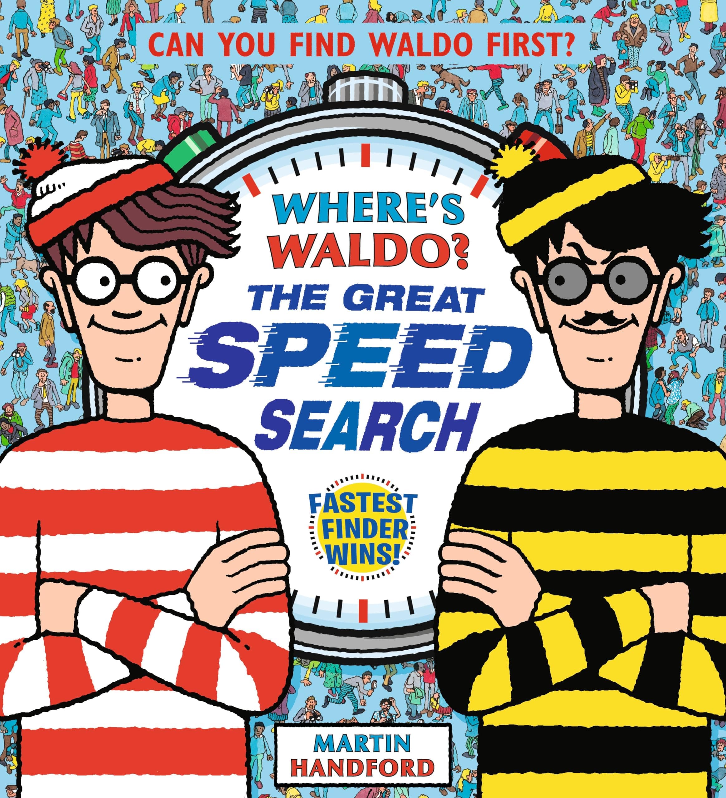 Where's Waldo?: The Great Speed Search: (A Hidden Object Activity Book that Lays Flat for Head-to-Head Competition with Friends & Family - a Perfect Gift for All Ages)