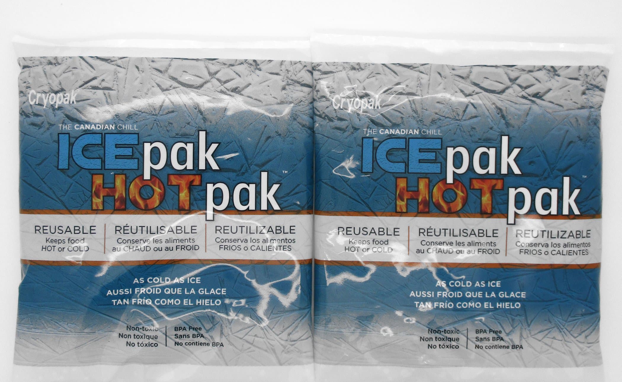 Hot and Cold Reusable Ice Packs - Small6x7-2pack