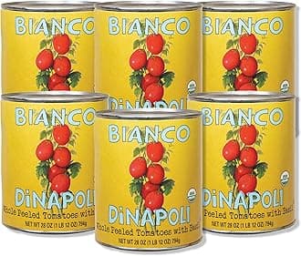 Bianco DiNapoli Organic Whole Peeled Tomatoes - Vine Ripened California Grown...