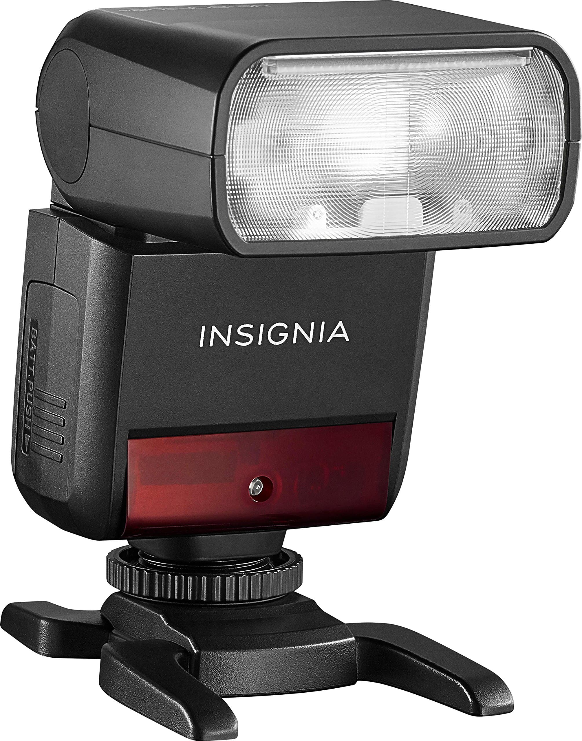 Insignia - Compact TTL Flash for Sony Cameras - Black