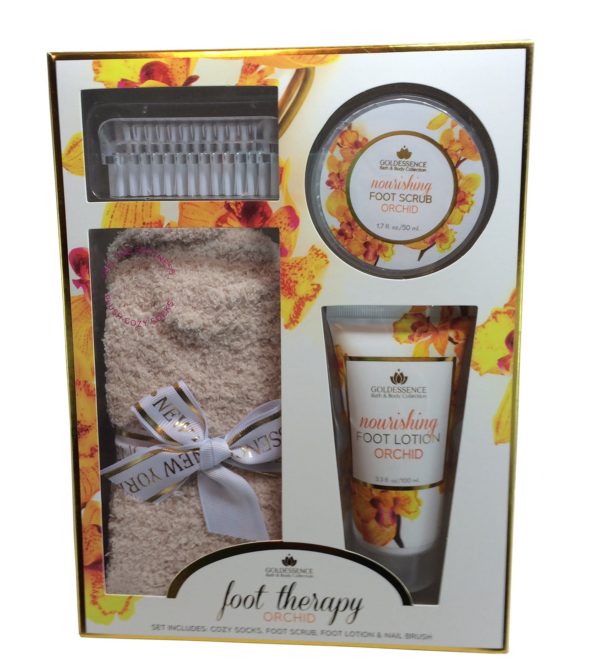 Goldessence Orchid Foot Therapy 4 Piece Set