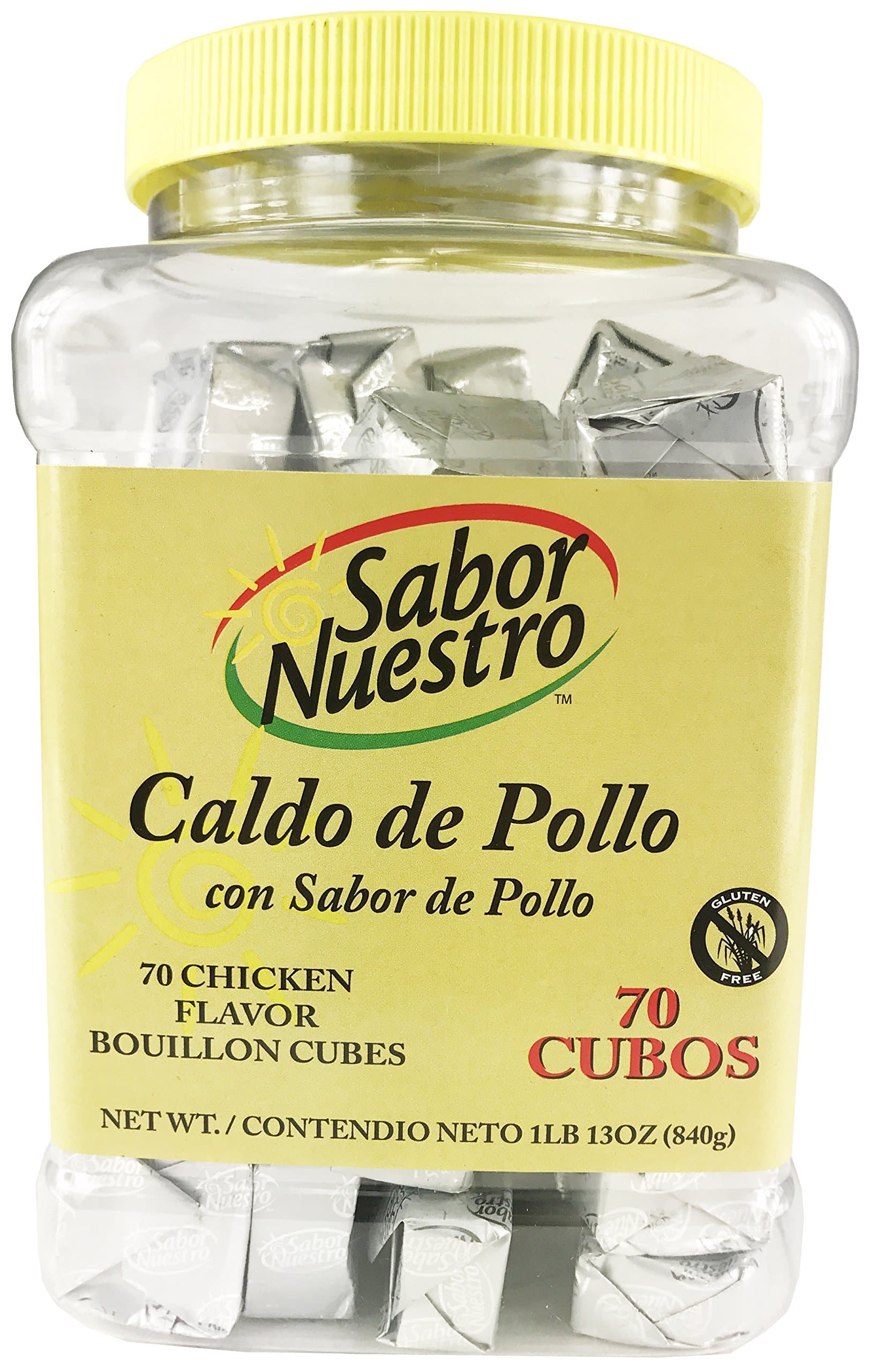Sabor Nuestro: Caldo De Pollo 70 Cubes