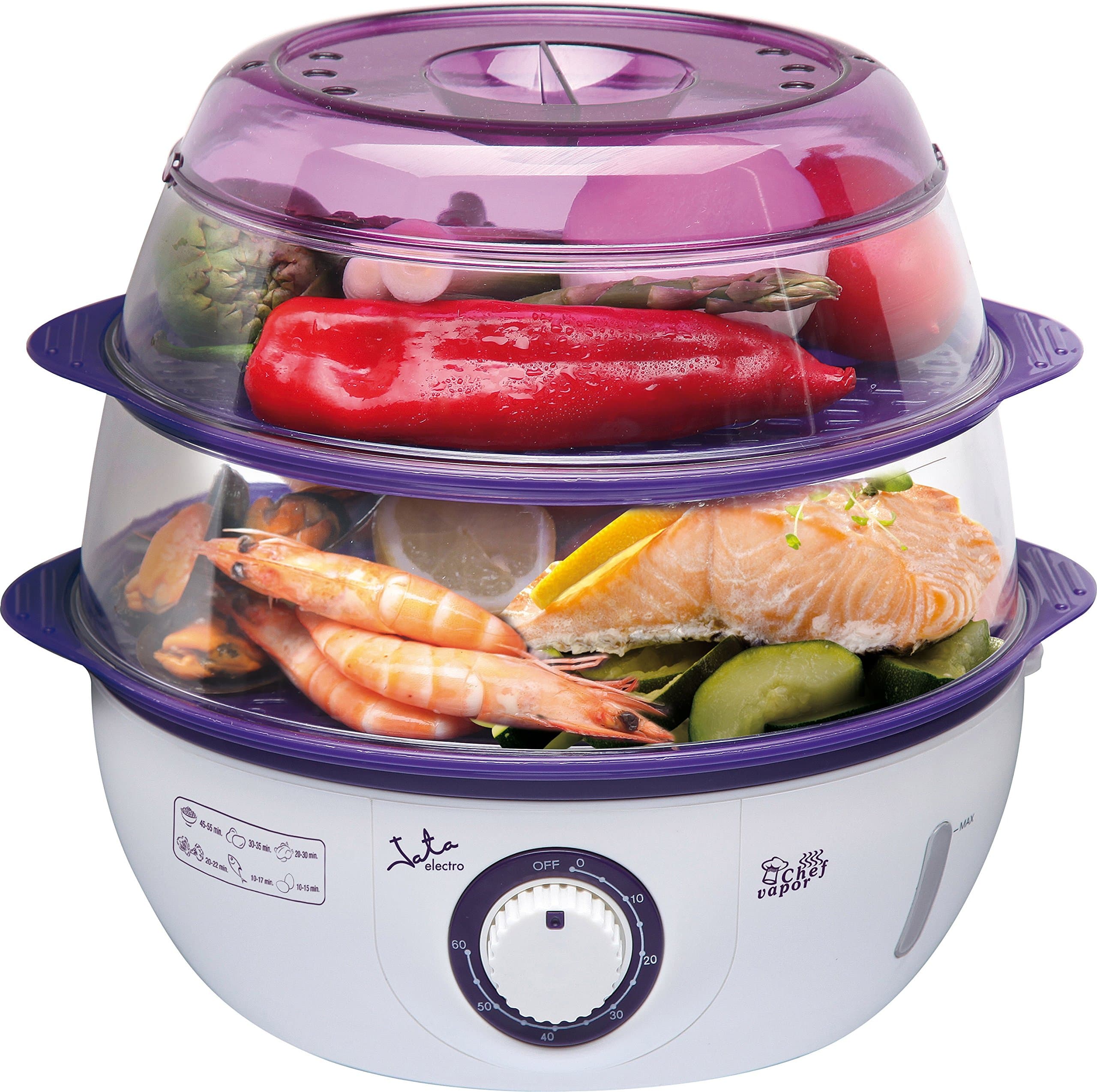 Jata cv624 Vaporizer – Steamer (Table, White, Rotary, Front)