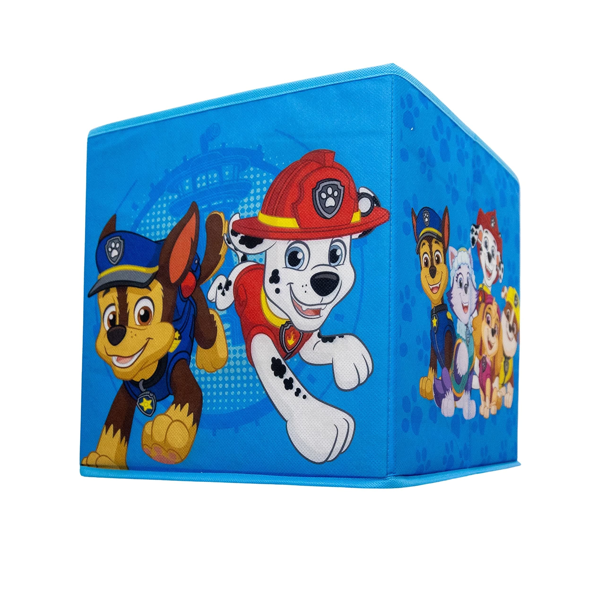 Character WorldPaw Patrol Officially Licensed Storage Boxes | 2 Pack Foldable Storage Cubes Tower Design | Perfect For Organising Children's Room, Kids Playroom